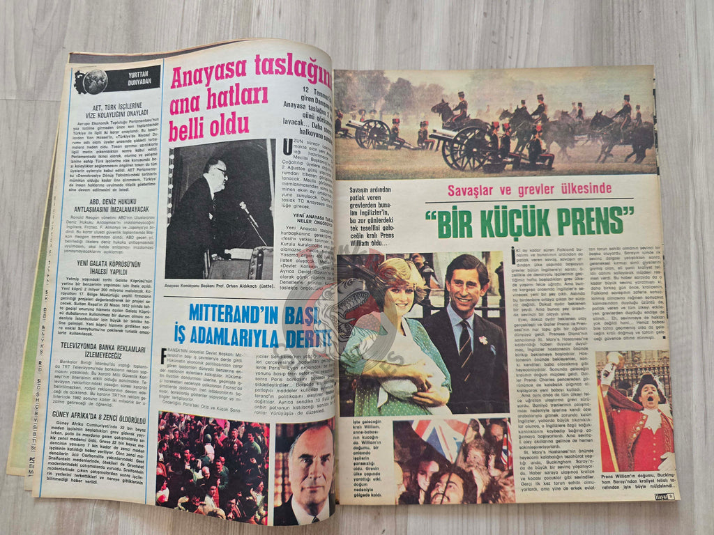 Hayat 1982 The Endless Massacre Lebanon Turkish Mag Turkey Israel Palestine Jordan Hassan bin Talal