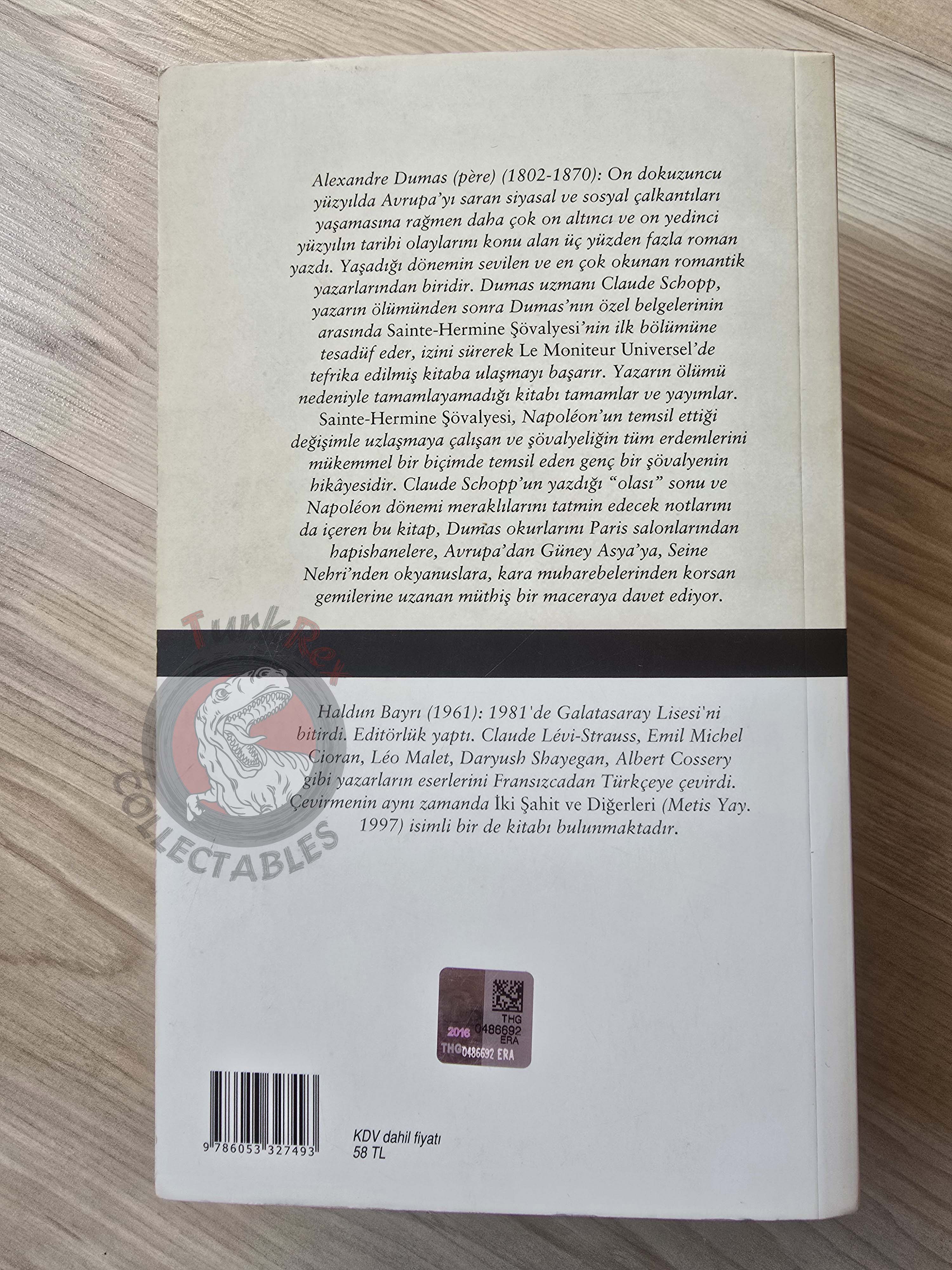 Alexandre Dumas – The Knight of Sainte-Hermine 2016 Turkish Book Turkey