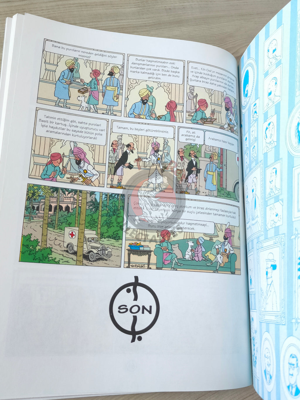 Tintin – Cigars of the Pharaoh 1997 Turkish Edition Comic Turkey 1st YKY