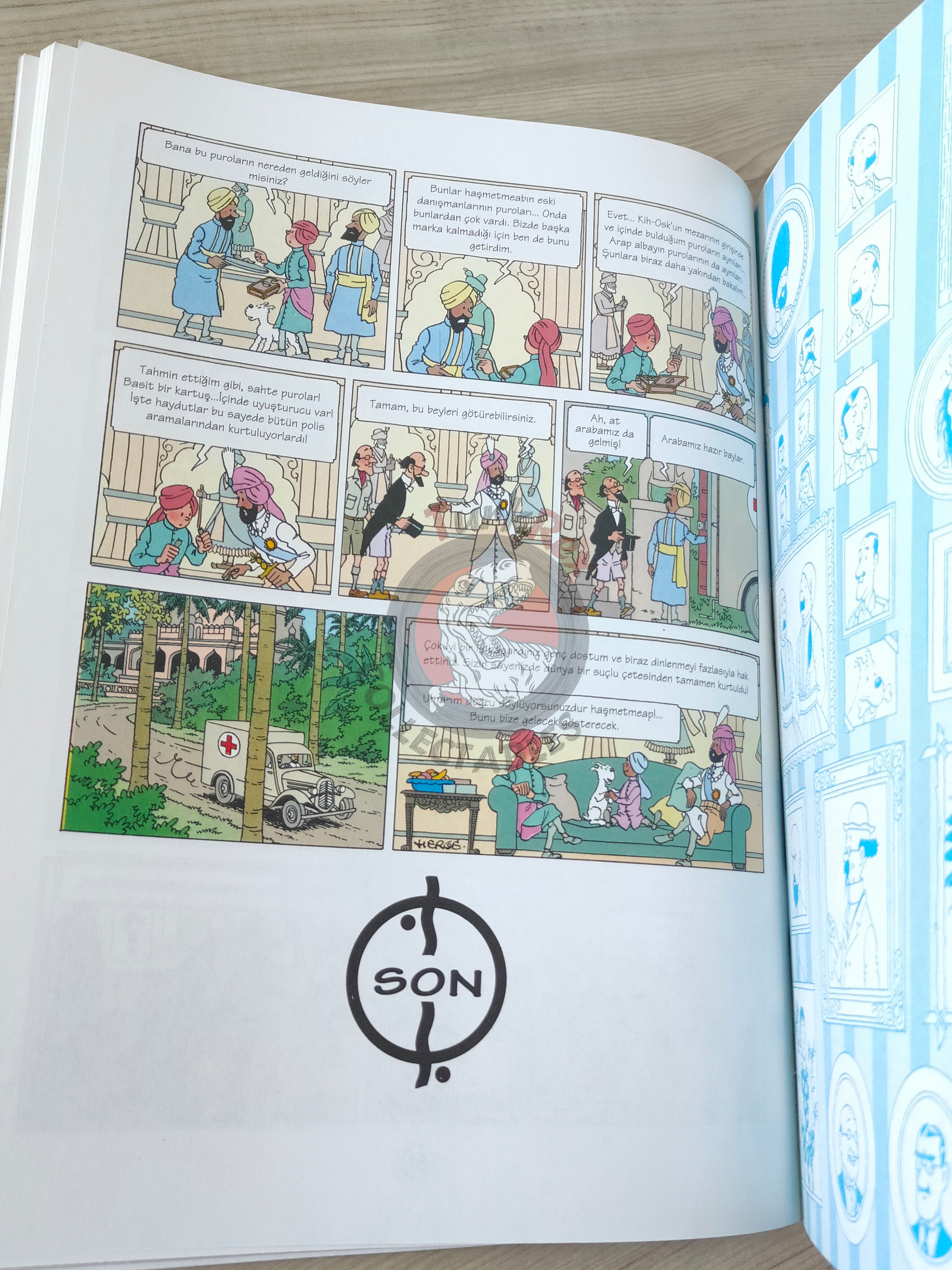 Tintin – Cigars of the Pharaoh 1997 Turkish Edition Comic Turkey 1st YKY