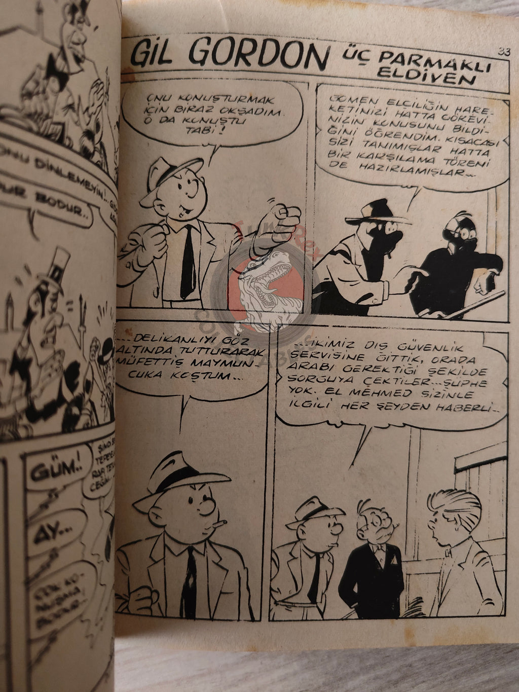 Lucky Luke #10 La Ville Fantôme 1972 Turkish Comic Turkey Gil Jourdan Gaston