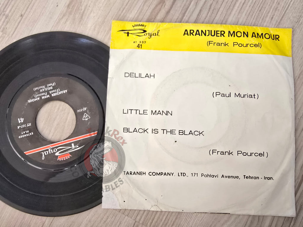 Paul Mauriat /  Franck Pourcel – Aranjuer Mon Amour 7" Iran Pressing Vinyl Iranian Edition