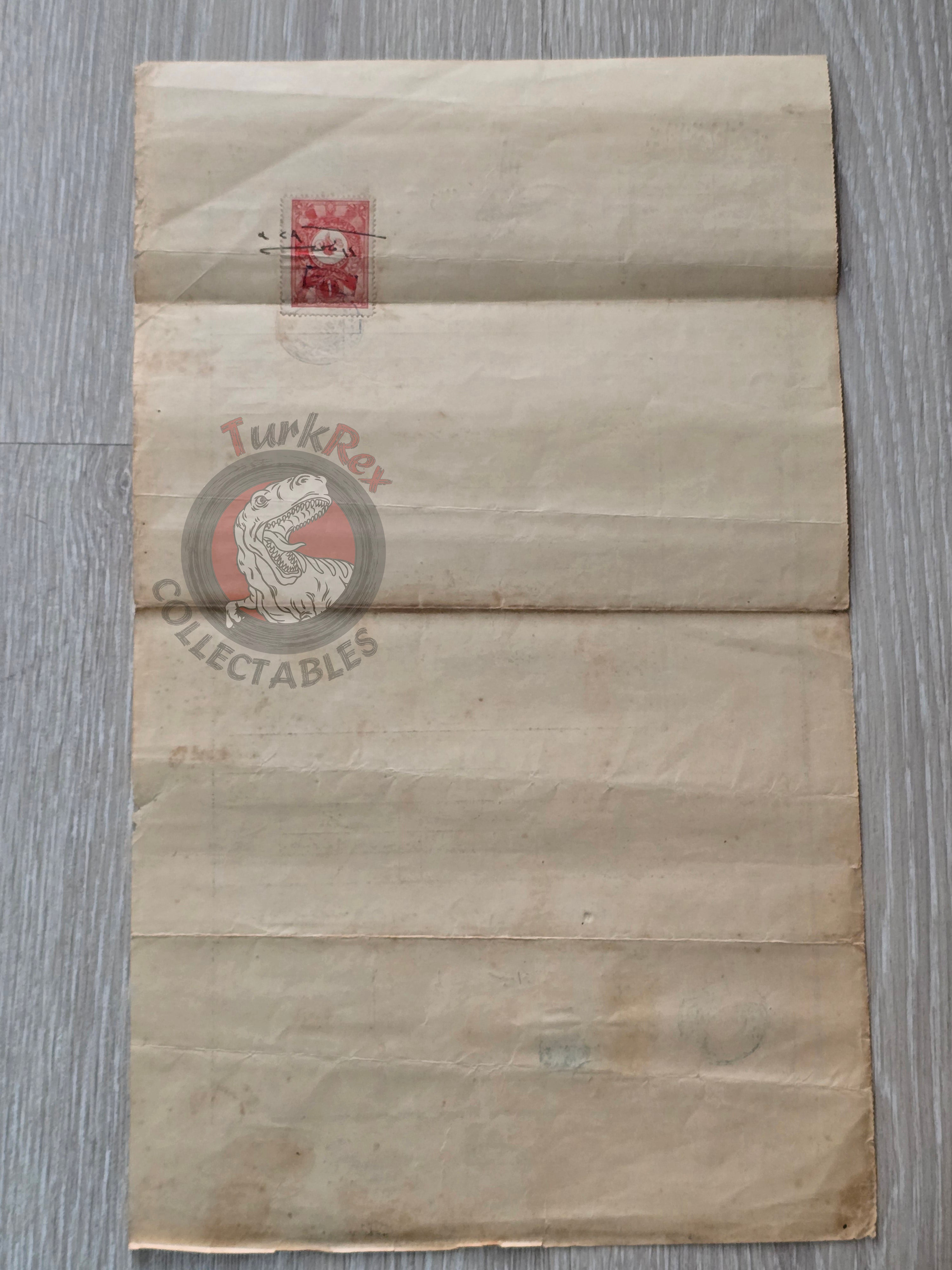 Ottoman 1913 Land Deed Woodland in Muş Armenian Citizen Title Deed Armenia