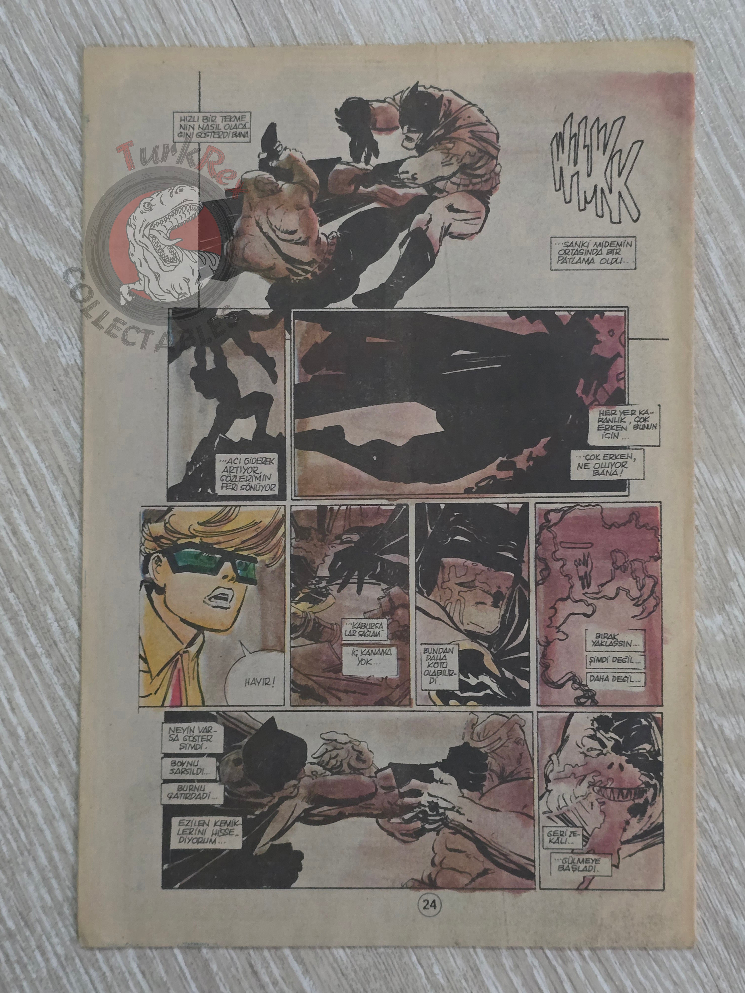 Batman The Dark Knight Returns #3 1989 Turkish Comic Turkey