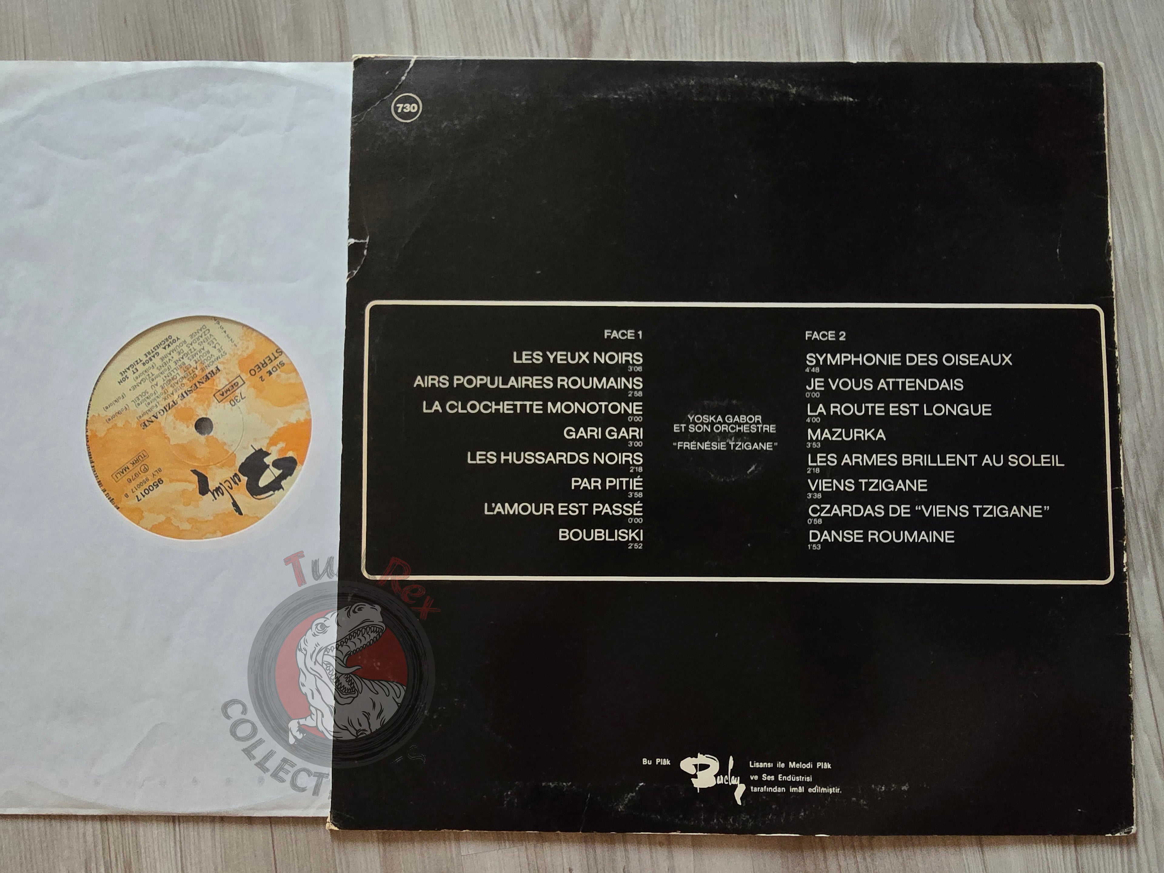 Yoska Gabor And His Gypsy Orchestra – Frénésie Tzigane Turkish Pressing Vinyl Turkey Edition