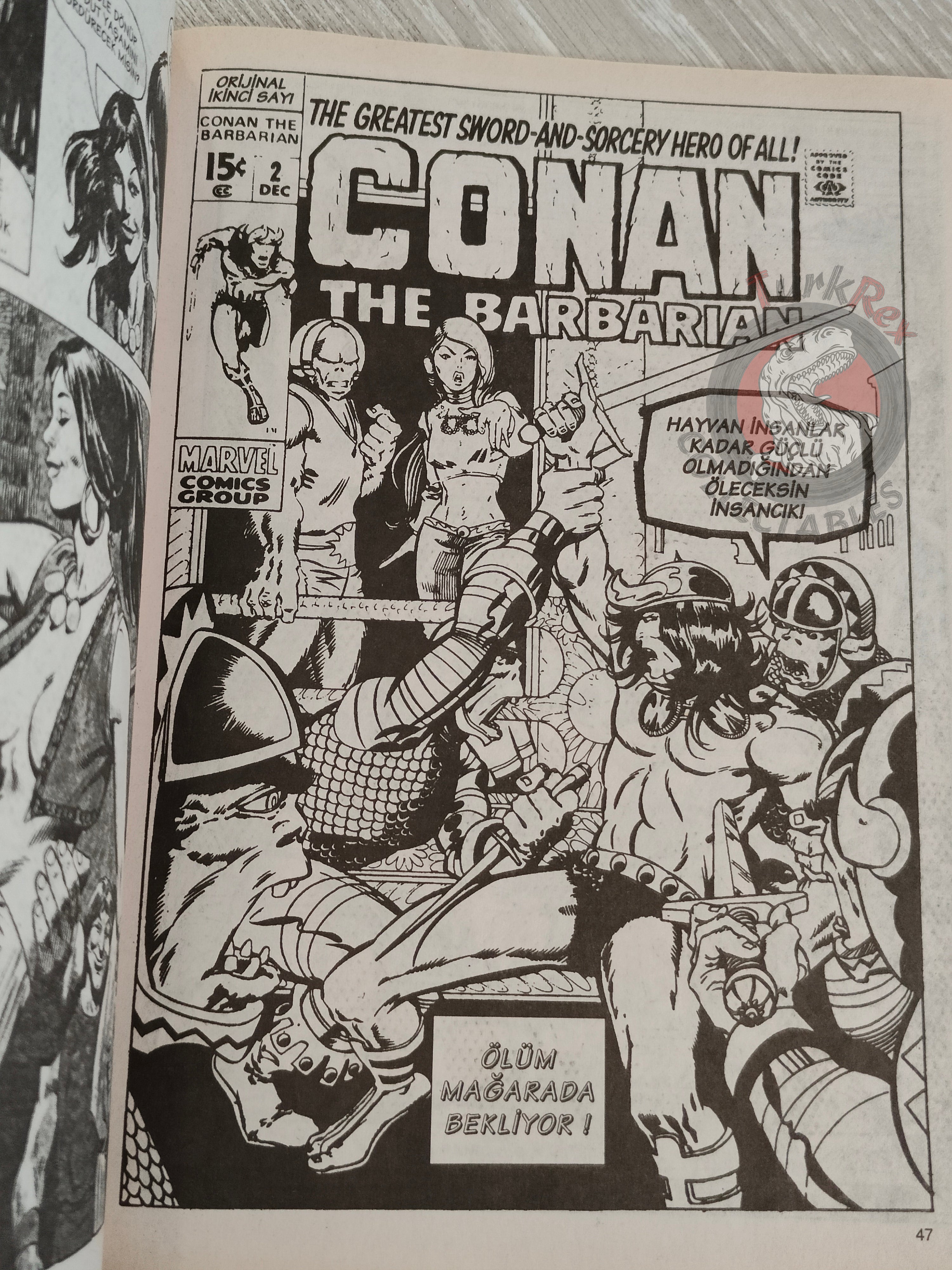 Conan #2 The Savage Sword of Conan #63 Turkish Comic Turkey The Barbarian #2
