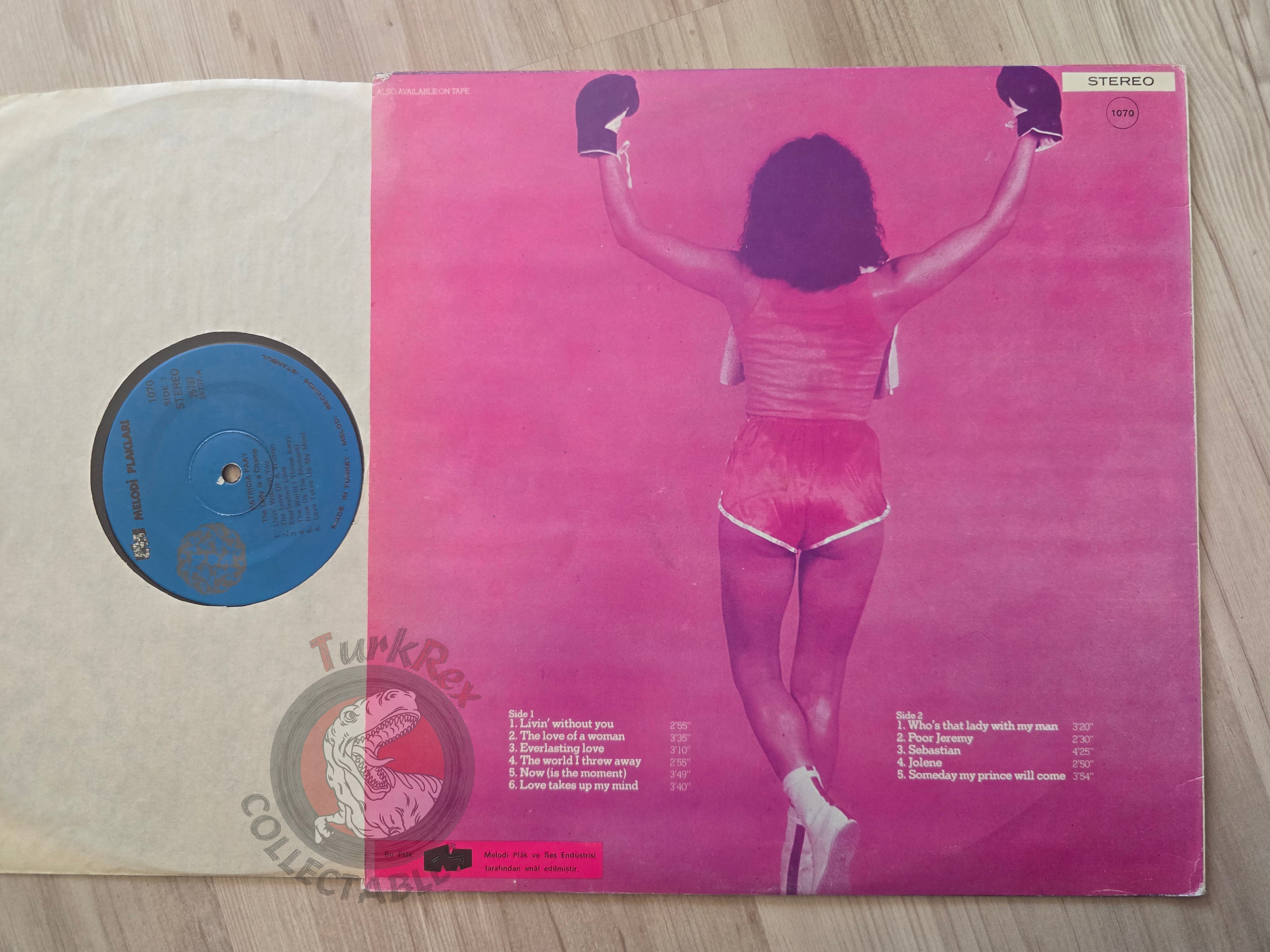 Patricia Paay – The Lady Is A Champ Turkish Pressing Vinyl Turkey Edition