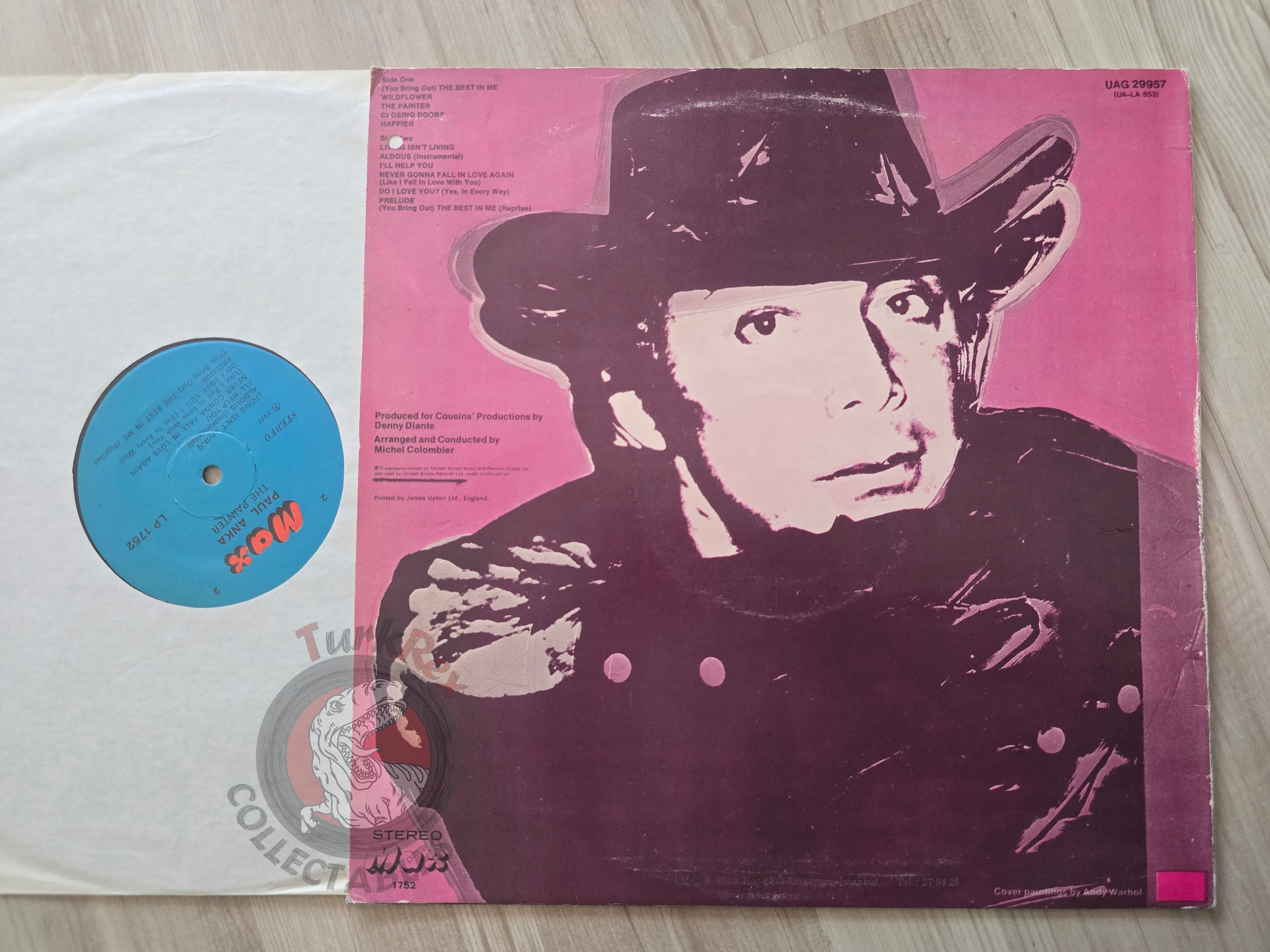 Paul Anka – The Painter Turkish Pressing Vinyl Turkey Edition