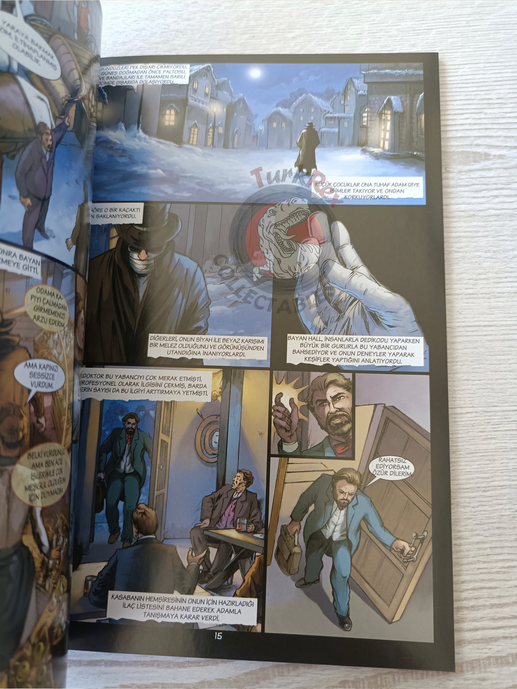 The Invisible Man –  H. G. Wells Turkish Comic Turkey Campfire Classics