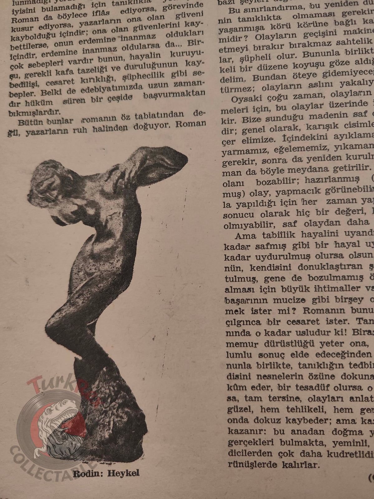 Varlık 1957 Pablo Picasso Turkish Literary Mag Turkey Fernand Léger Auguste Rodin