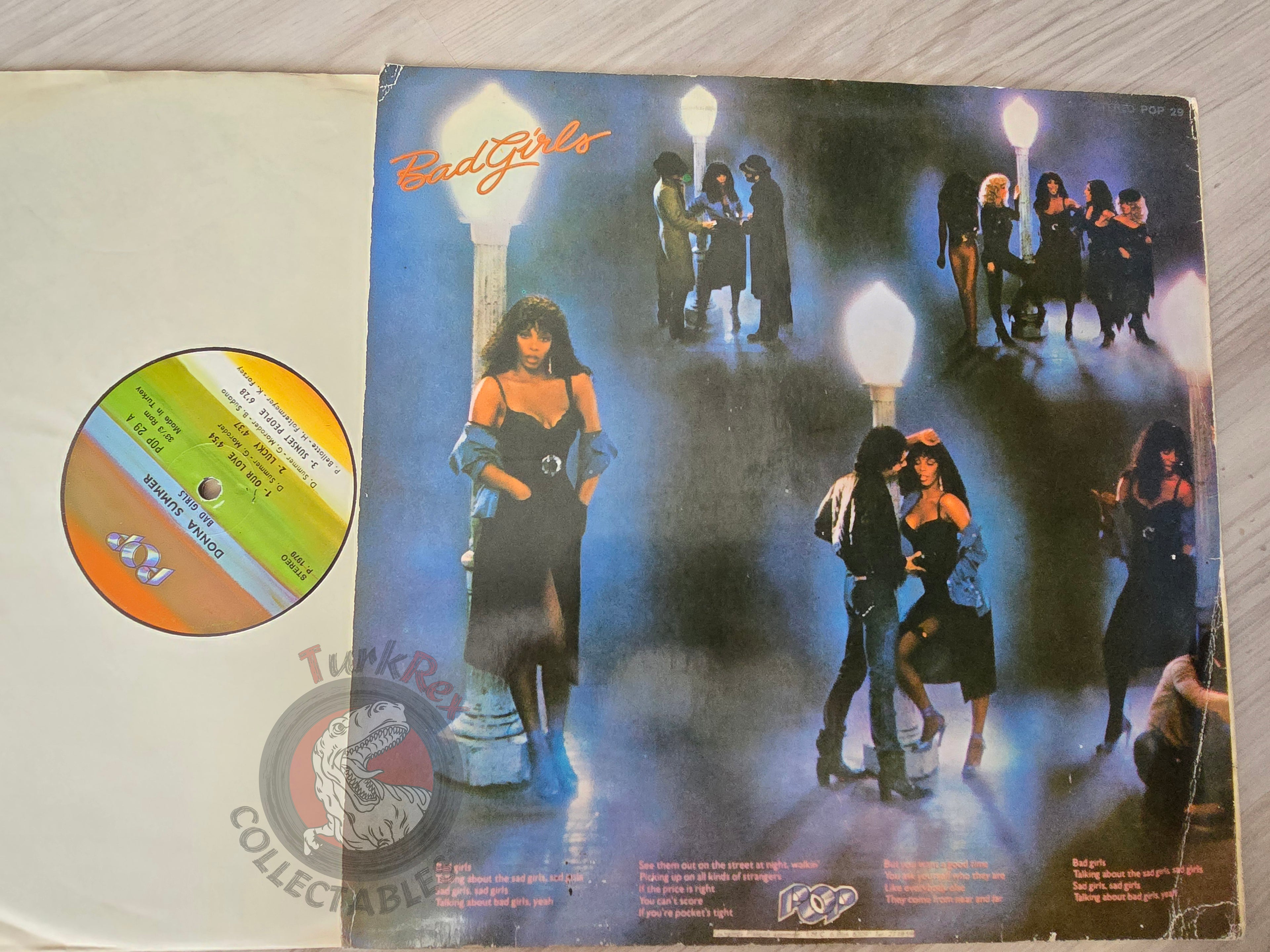 Donna Summer – Bad Girls Turkish Pressing Vinyl Turkey Edition 2