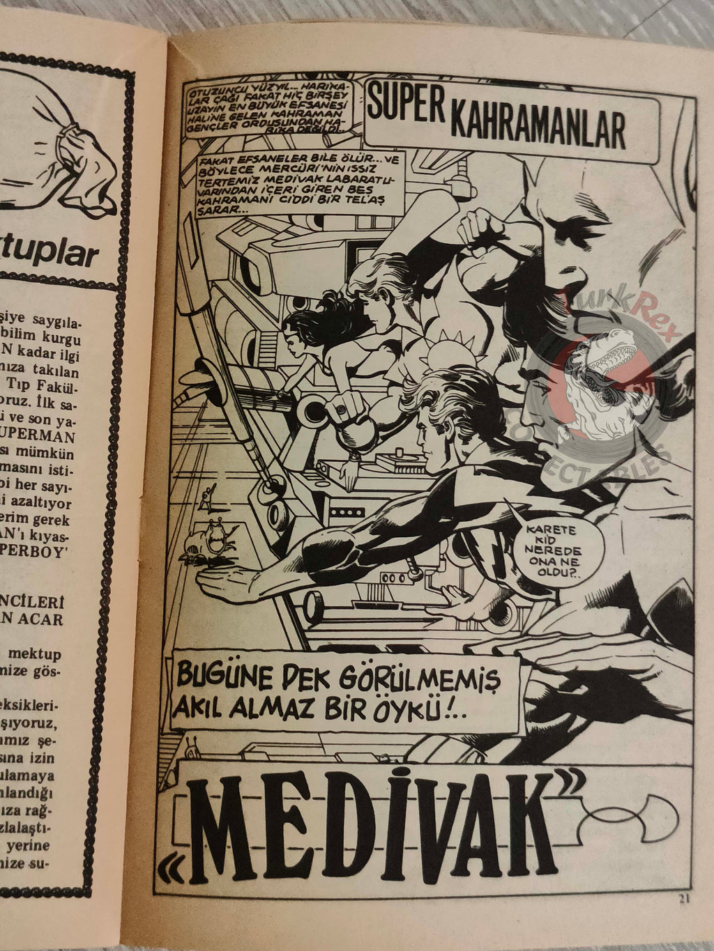 Superman #11 1980 Turkish Comic Turkey #302 Superboy #246