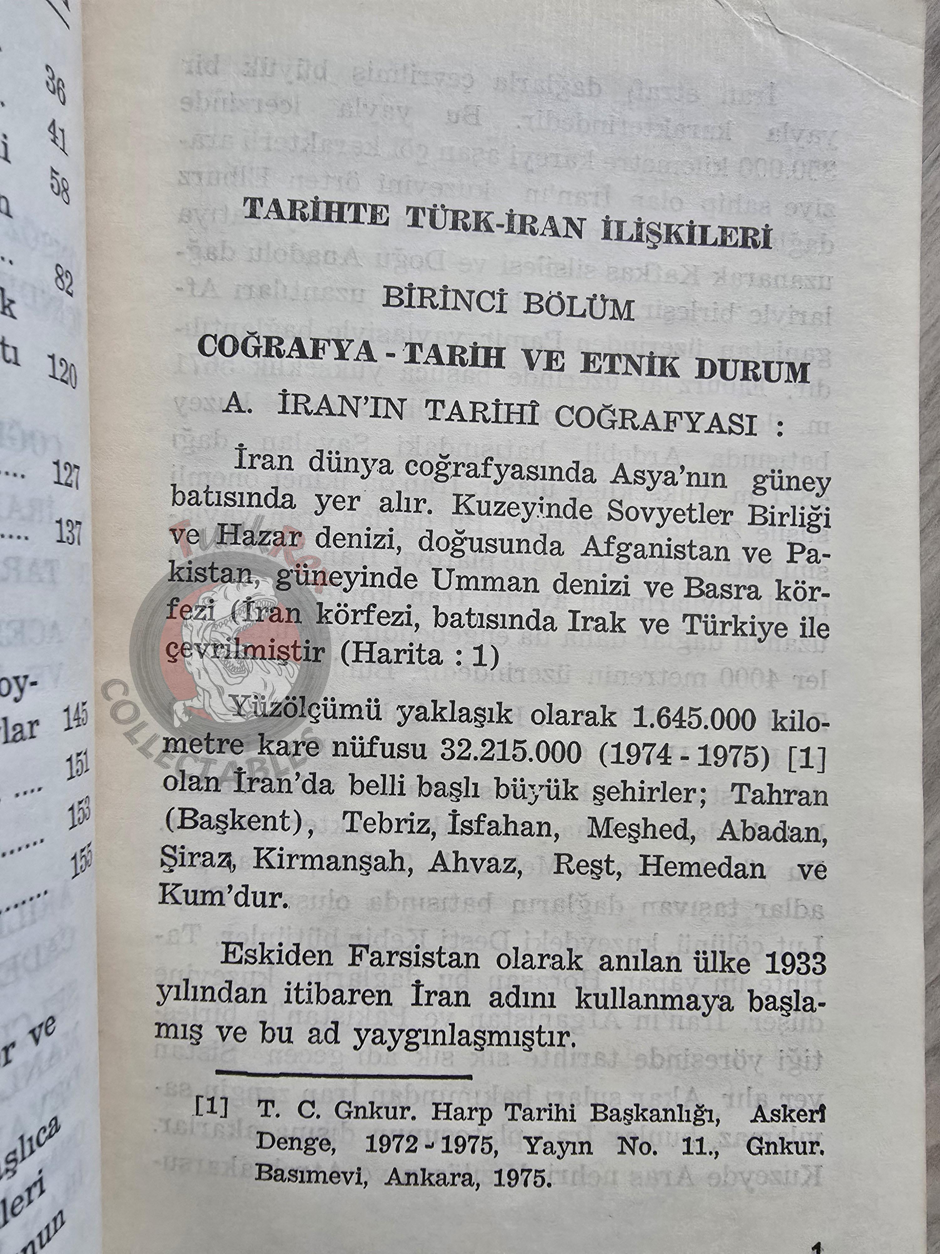 Turkish Iranian Relations in History 1976 Book Iran Turkey Persia Middle East with Maps