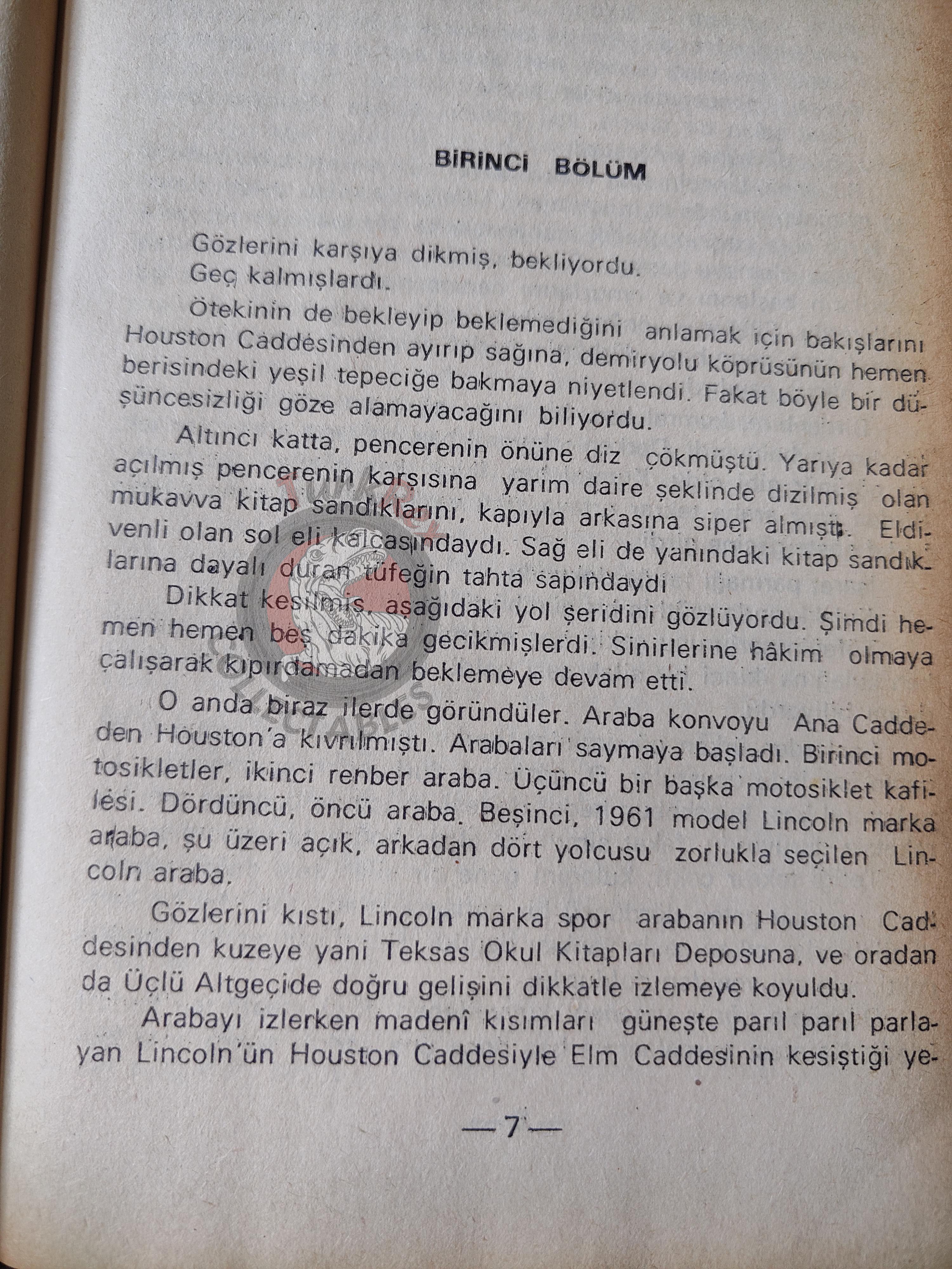 Irving Wallace – The Plot 1974 1st HC/DJ Turkish Book Turkey