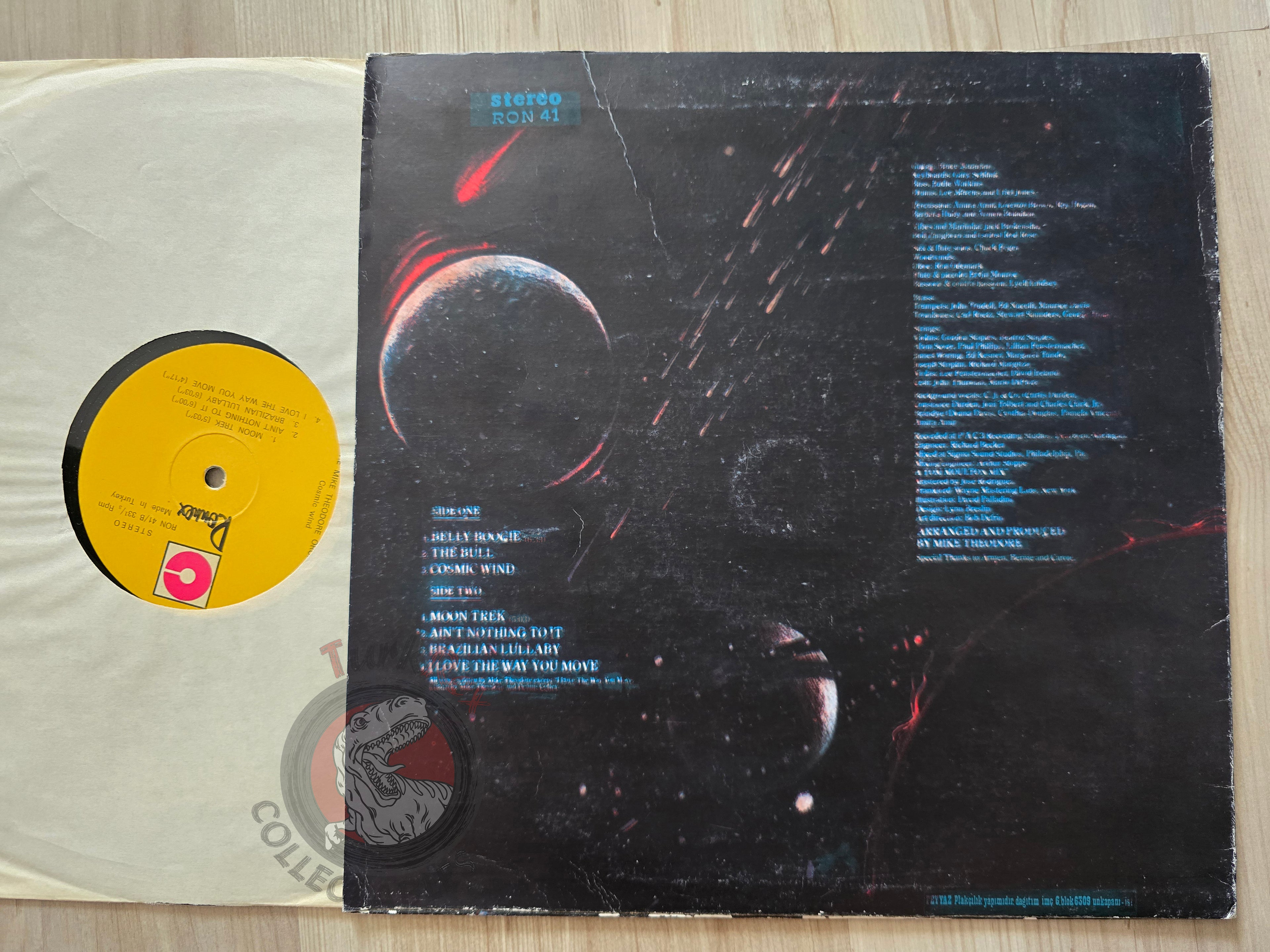 The Mike Theodore Orchestra – Cosmic Wind Turkish Pressing Vinyl Turkey Edition