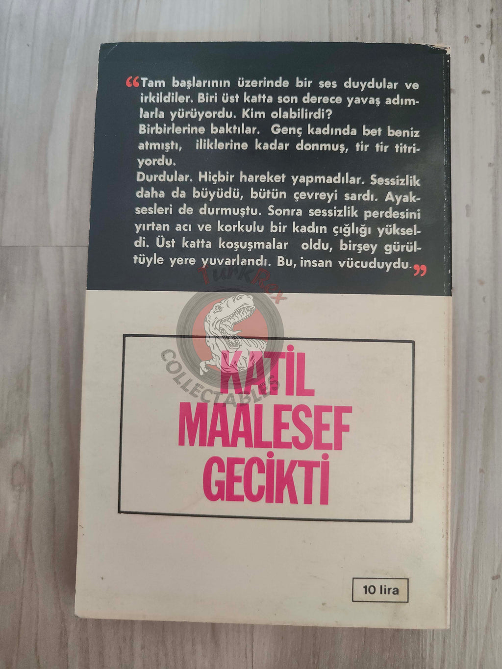 John W. Christie – Murder Is Late 1971 1st Turkish Book Turkey
