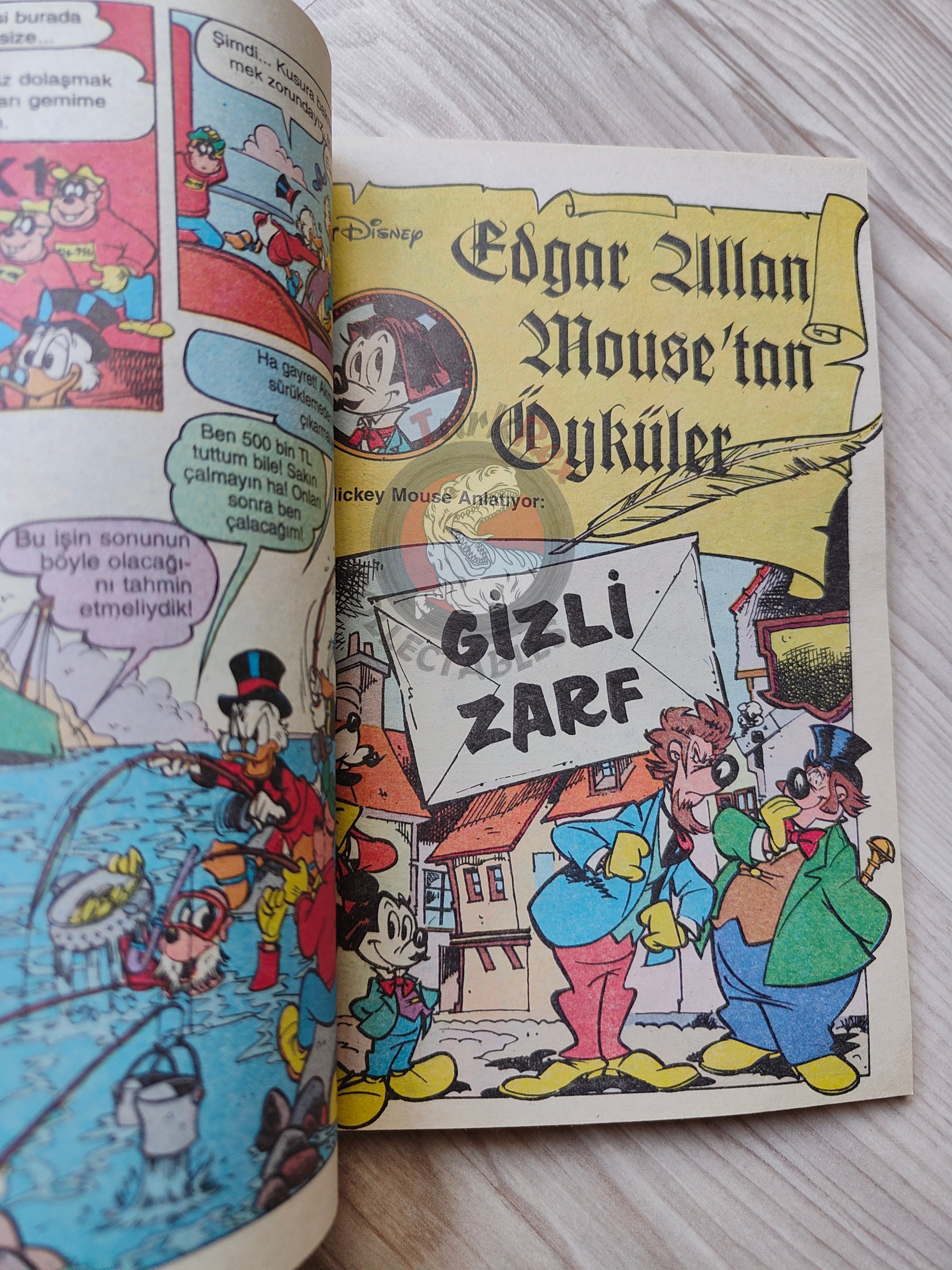 Mickey Mouse #1 1995 Turkish Comic Turkey Walt Disney Donald Duck