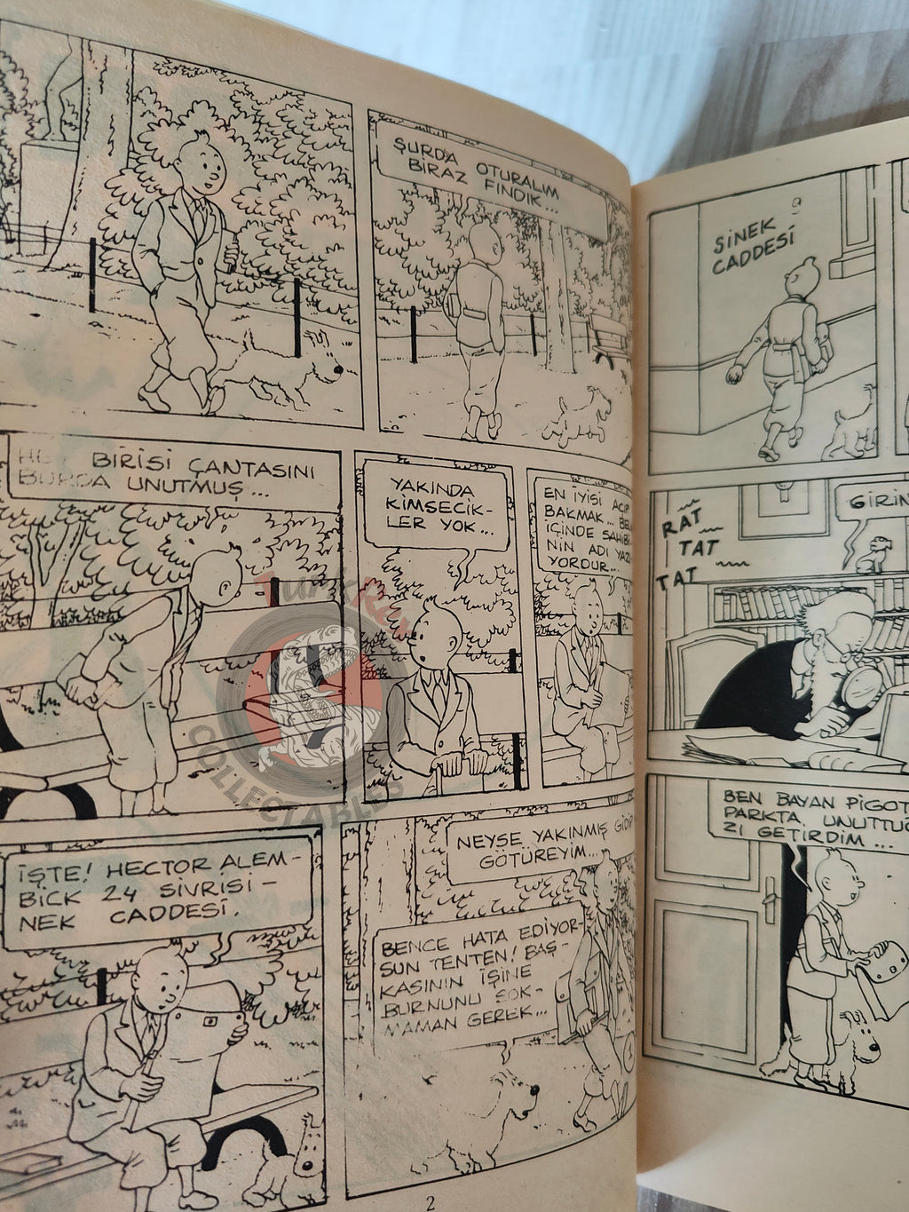 Tintin – King Ottokar's Sceptre early 1980s Turkish Edition Comic Turkey 2