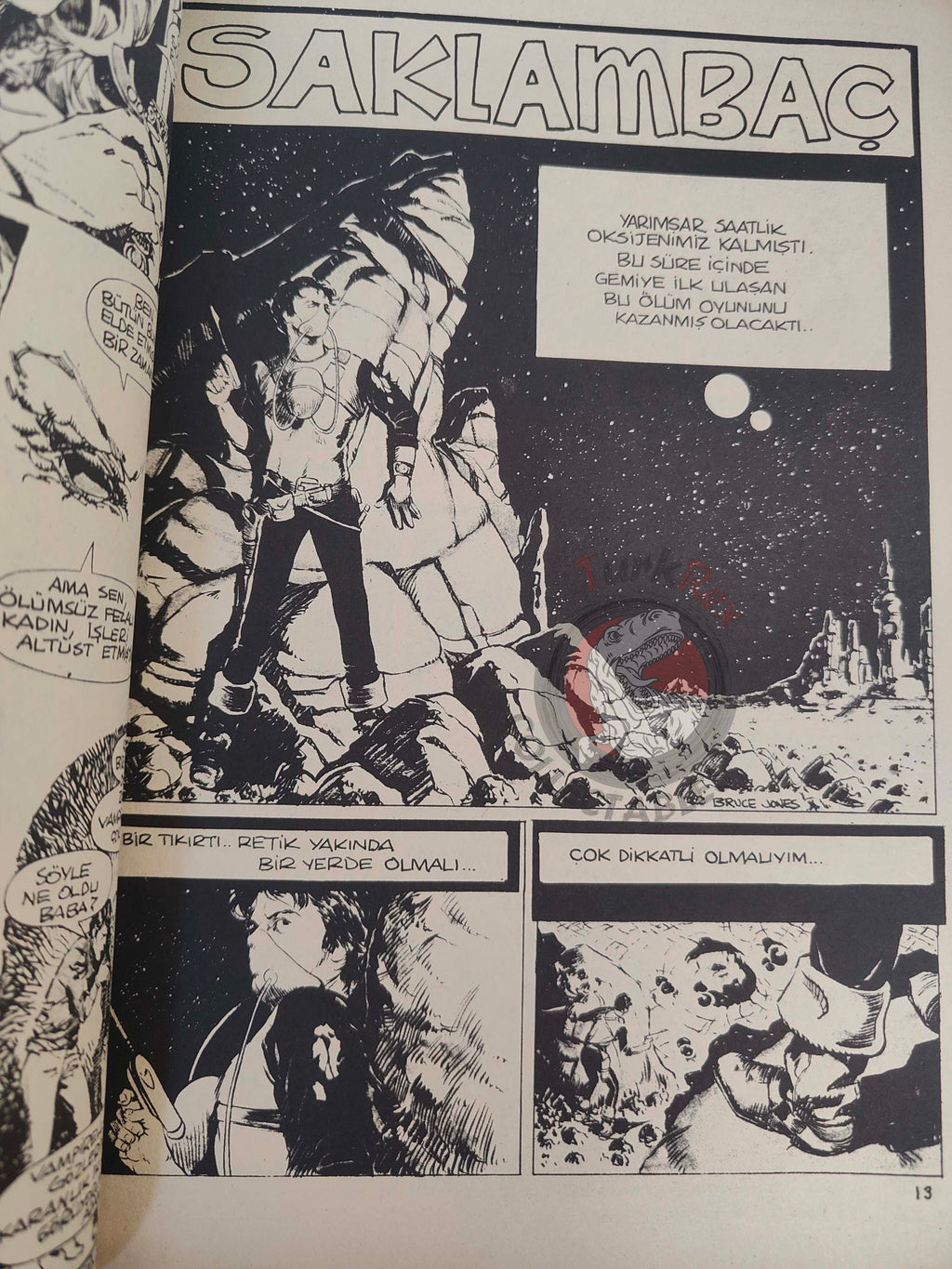 Vampirella #27 1977 Turkish Comic Turkey Warren cover #60 Space 1999 Planet Of The Apes
