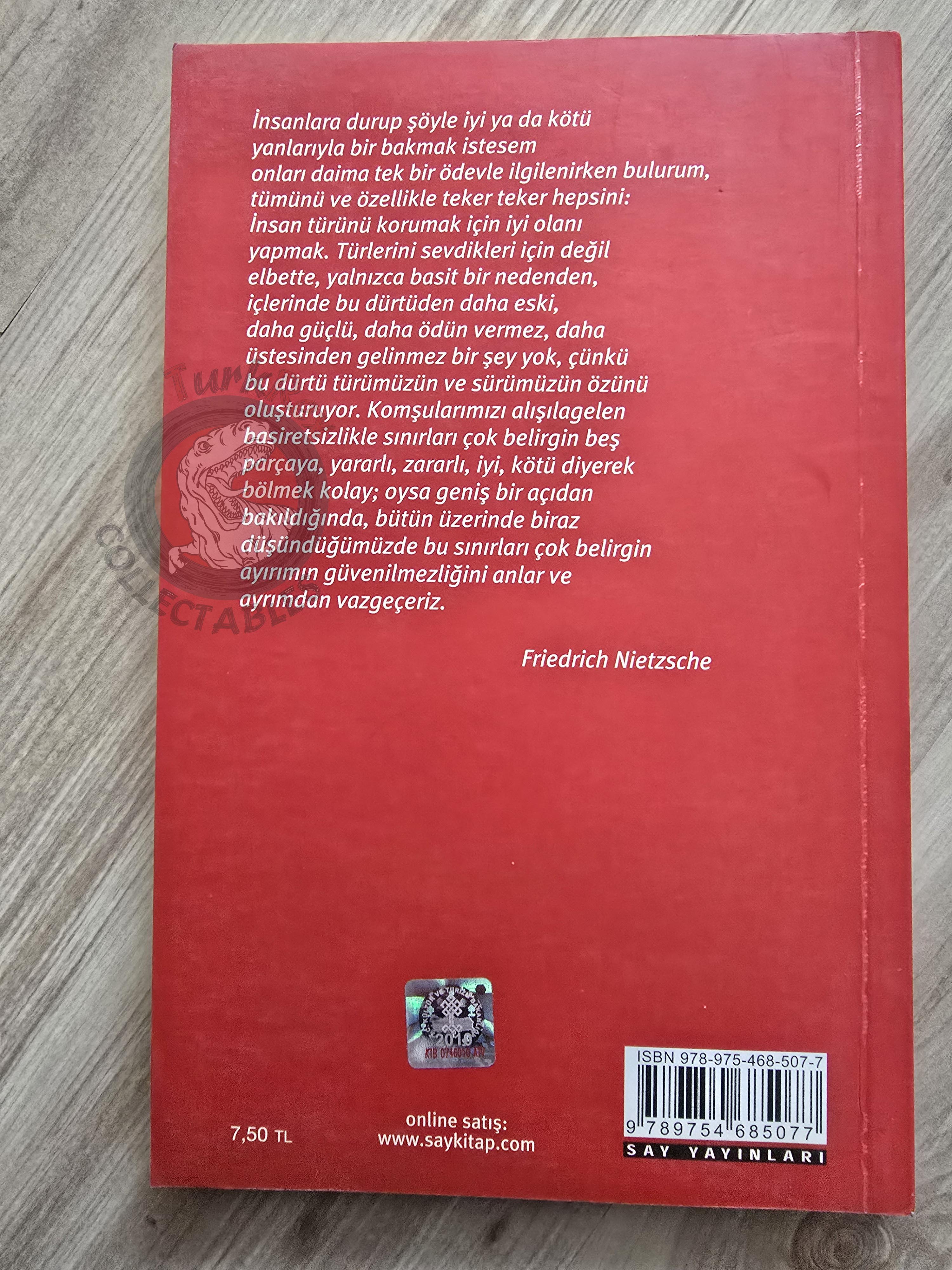 Friedrich Nietzsche – The Gay Science 2011 Turkish Book Turkey