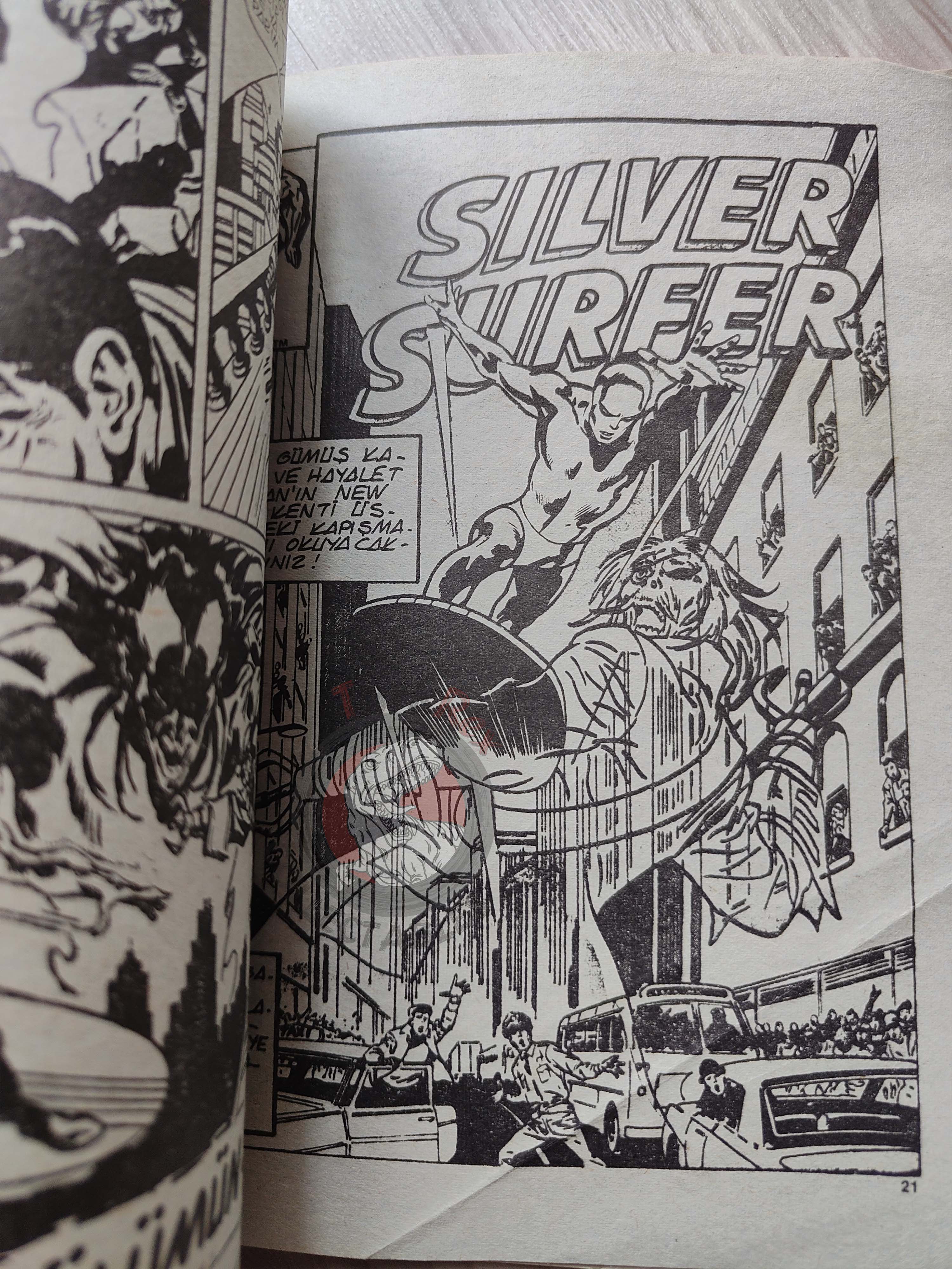 Silver Surfer #6 1987 Turkish Comic Turkey #8 #9 #10 Fantasy Masterpieces #9