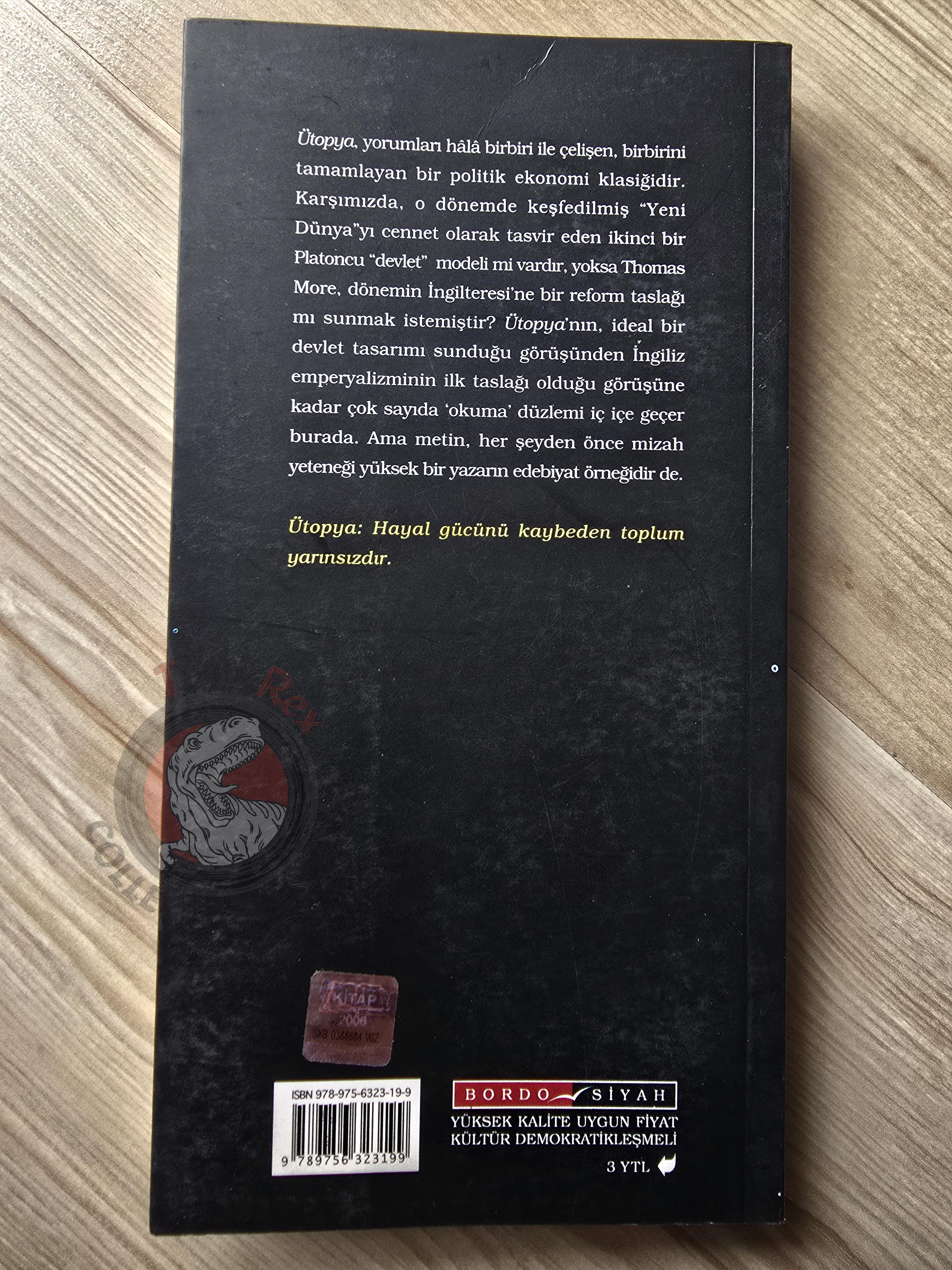 Thomas More – Utopia 2007 Turkish Book Turkey