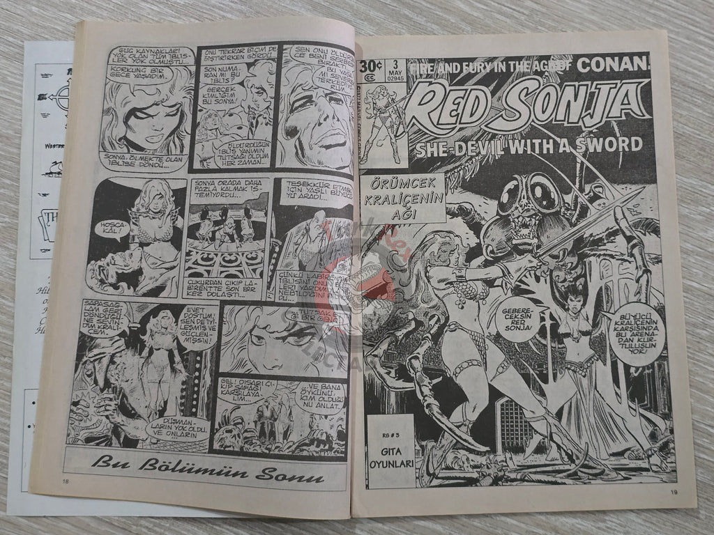Red Sonja #6 2000 Turkish Comic Turkey vol 1 #2 #3 #4 #5