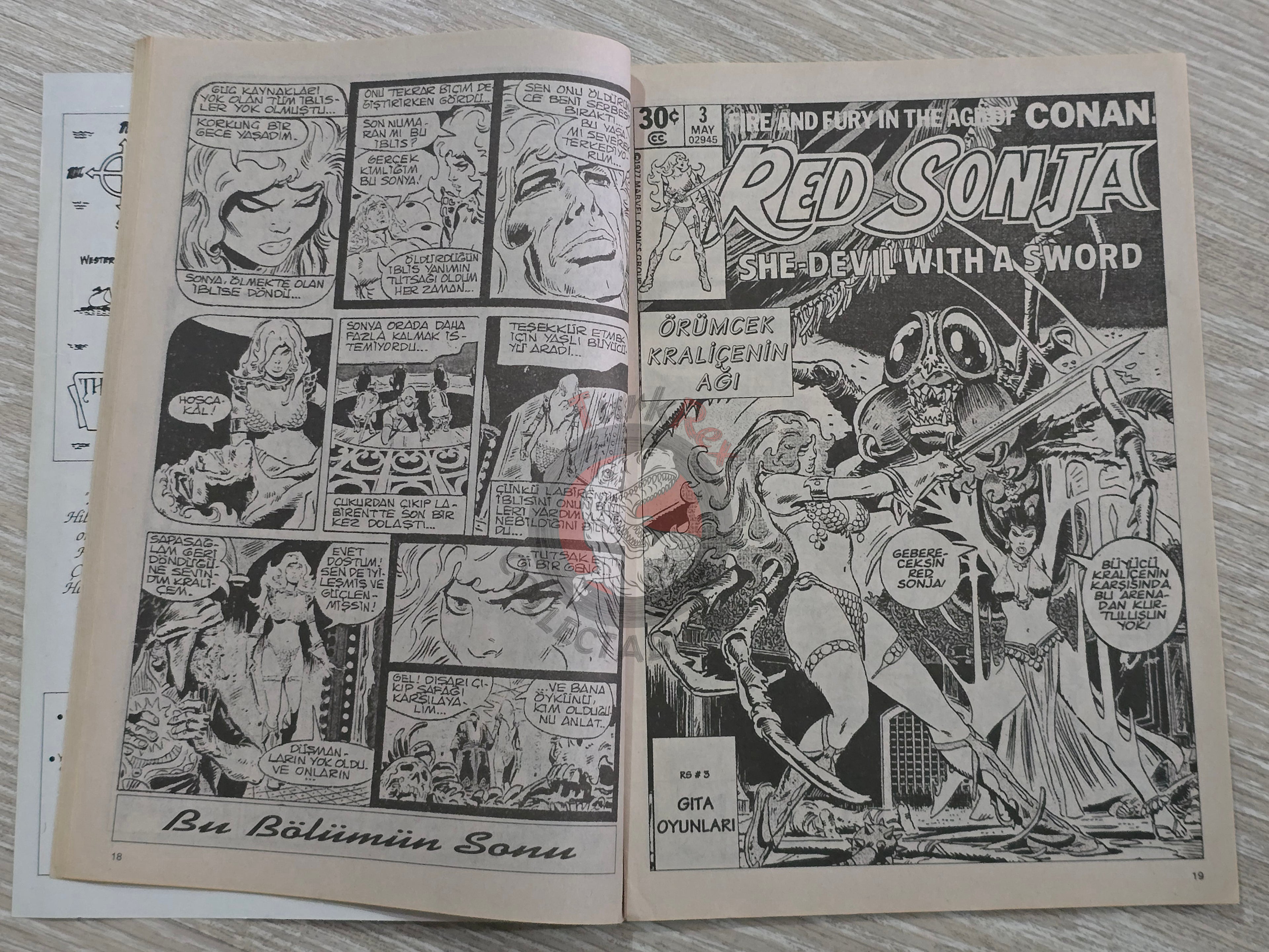Red Sonja #6 2000 Turkish Comic Turkey vol 1 #2 #3 #4 #5