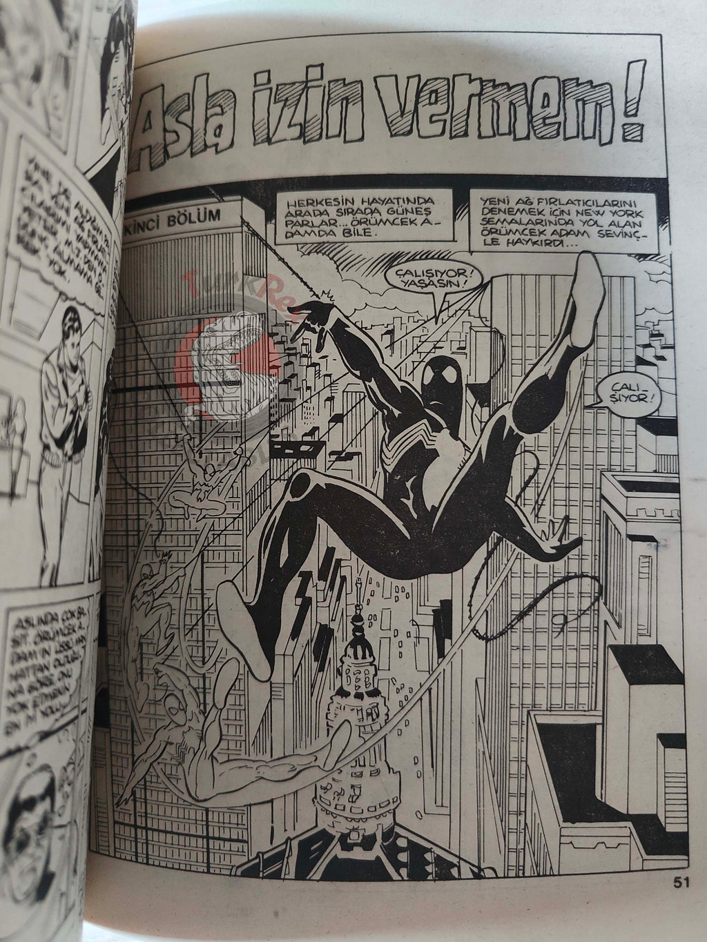Spider-Man #104 1989 Turkish Comic Turkey Web of #30 Amazing #296 #297 Ka-Zar #22