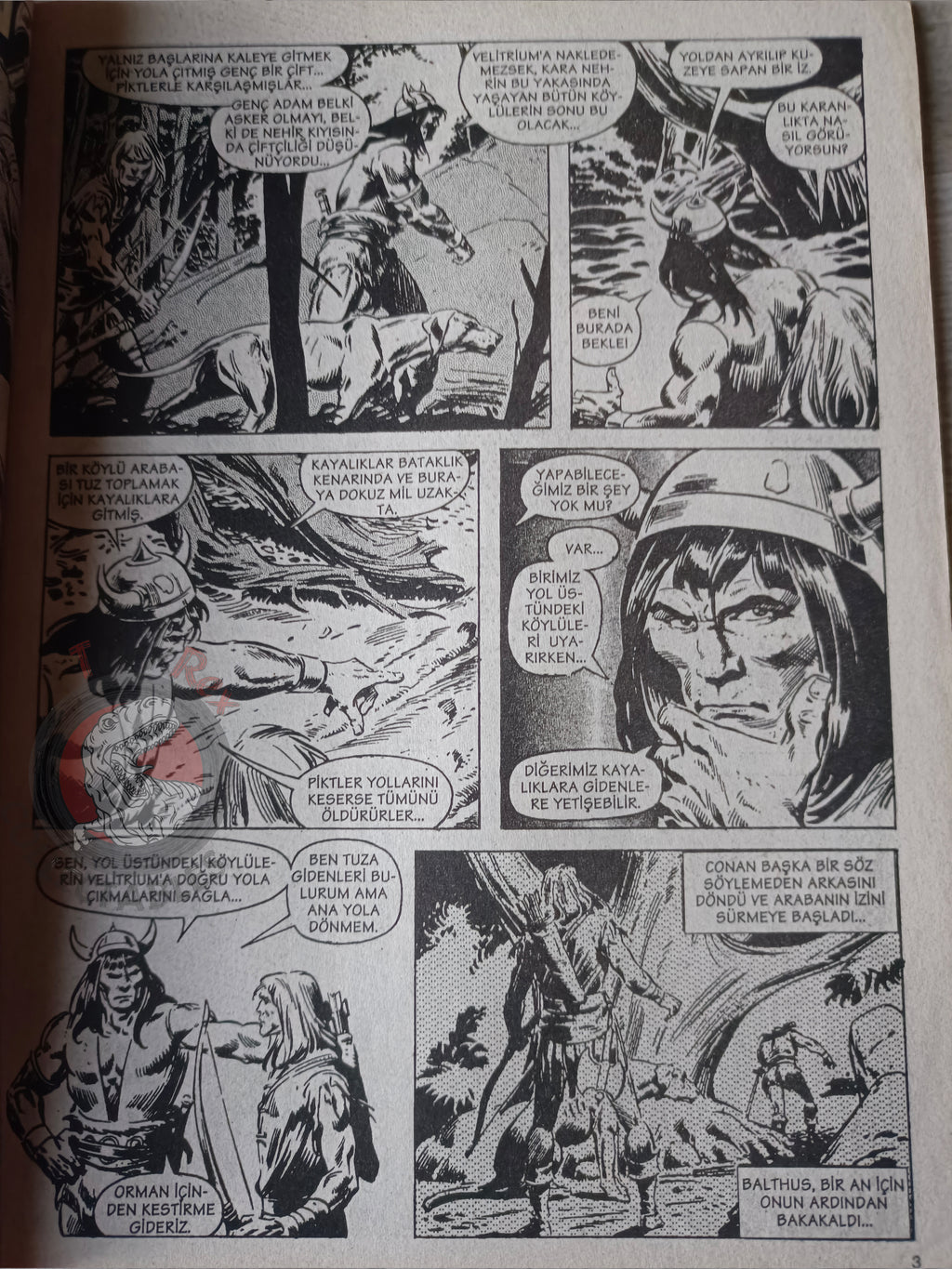 Kral Conan #2 The Savage Sword of #46 Turkish Comic Turkey #117