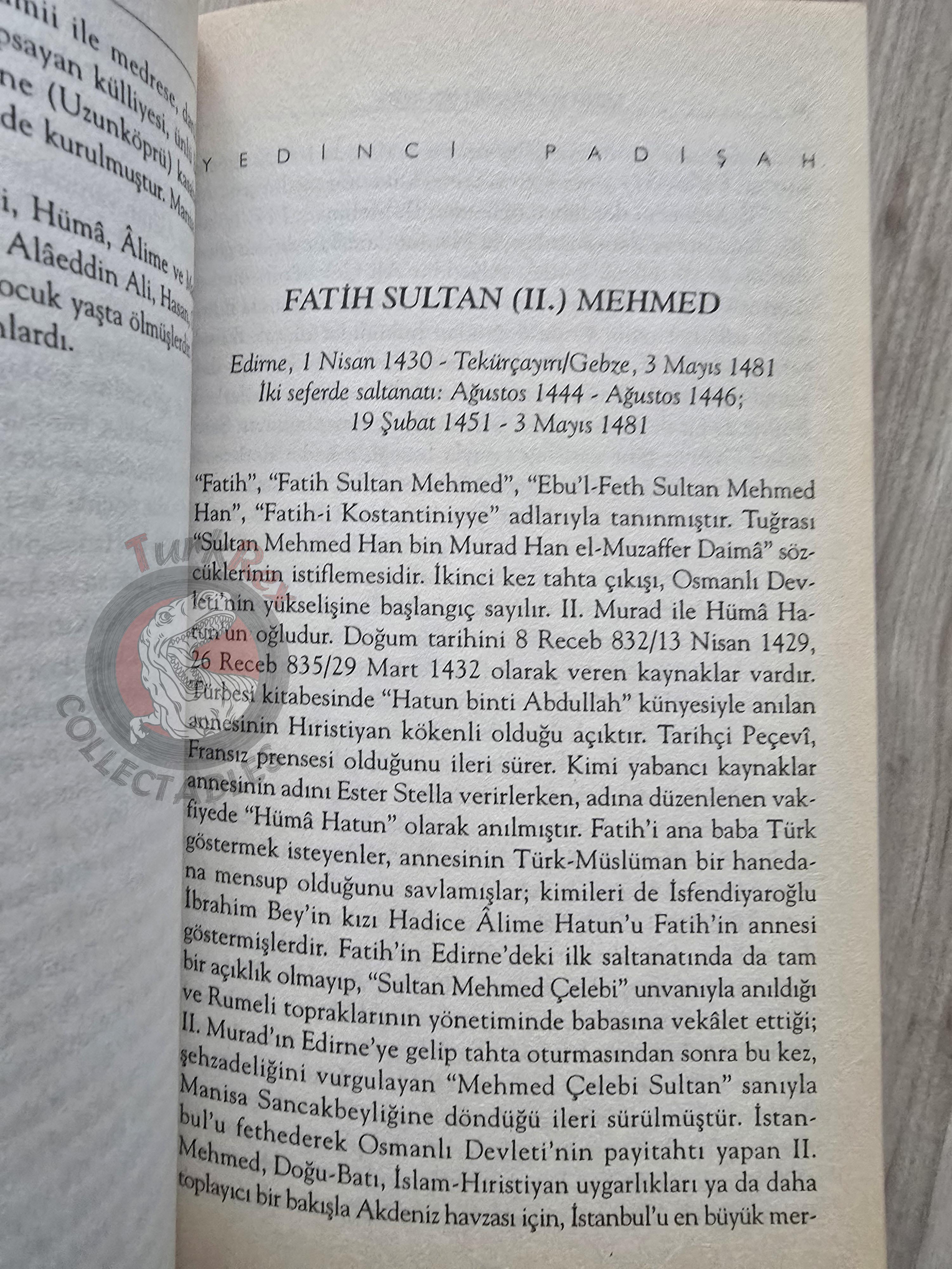 The Ottoman Throne: 36 Sultans and Their Secret Lives Turkish Book Turkey
