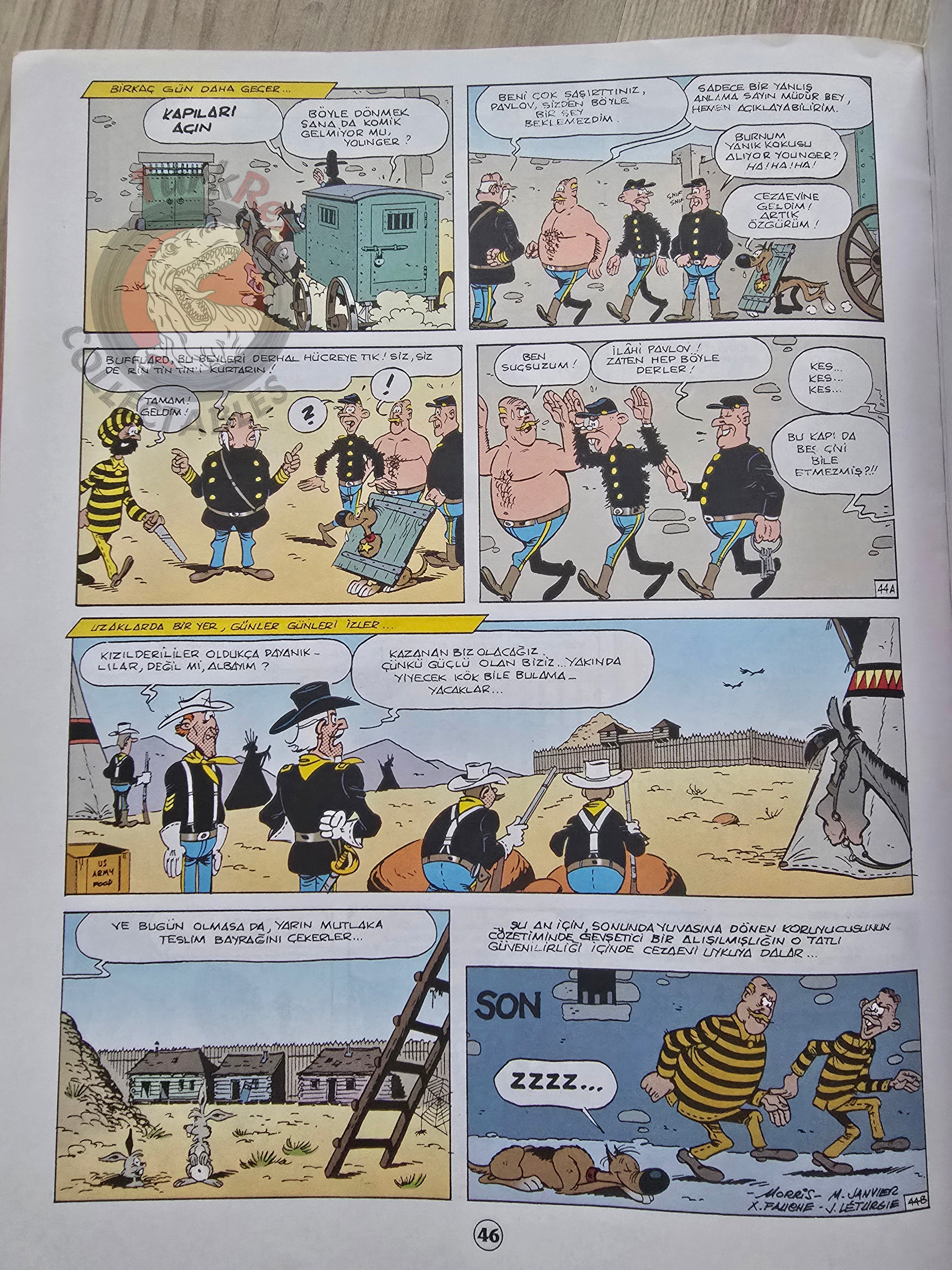 Rantanplan – Le Messager 2004 Turkish Comic Turkey Lucky Luke