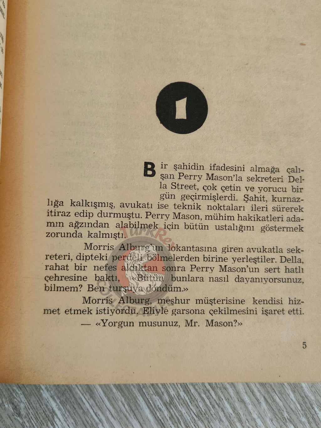 Erle Stanley Gardner – The Case of the Moth-Eaten Mink 1963 Turkish Book Turkey