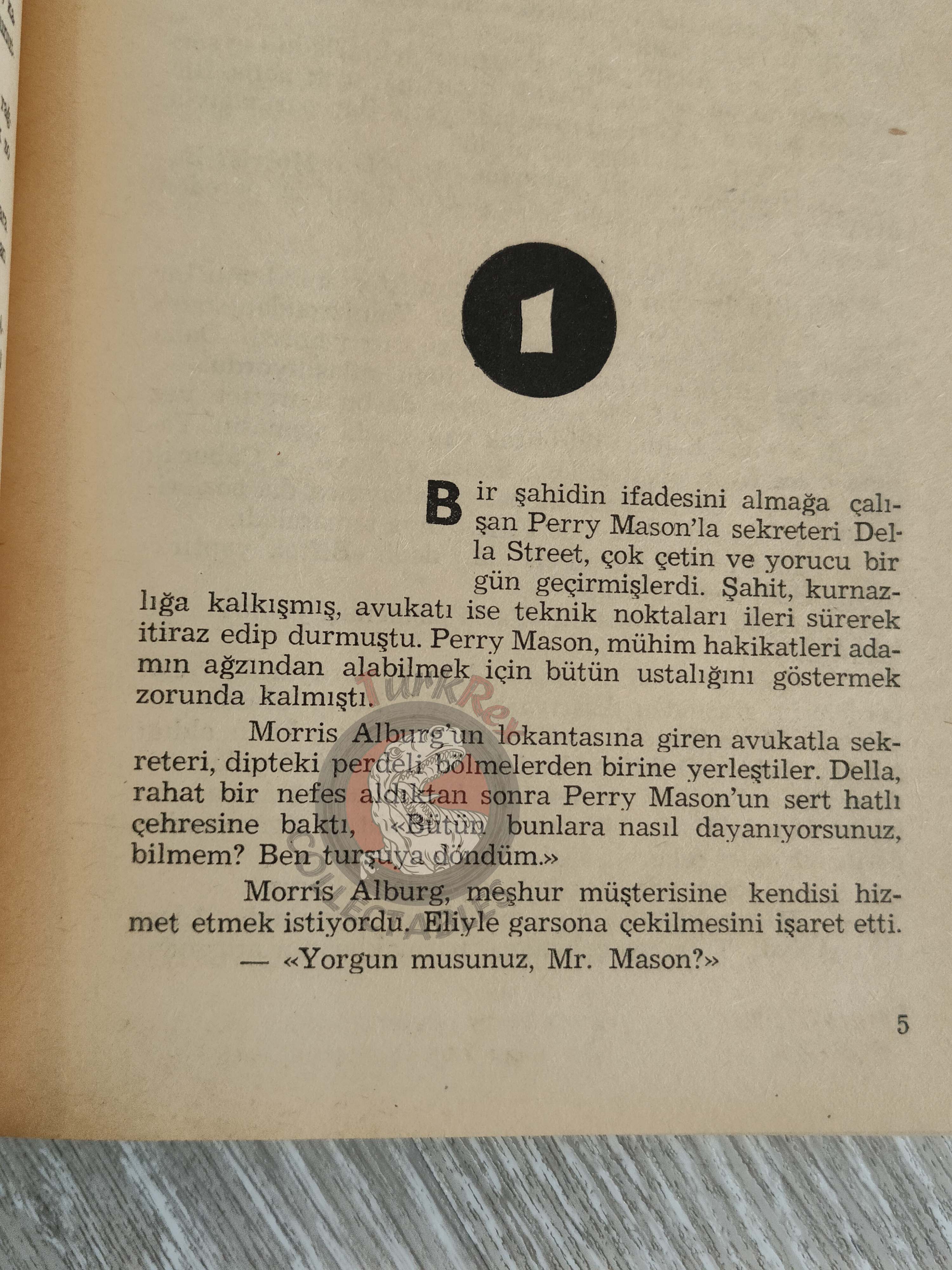 Erle Stanley Gardner – The Case of the Moth-Eaten Mink 1963 Turkish Book Turkey