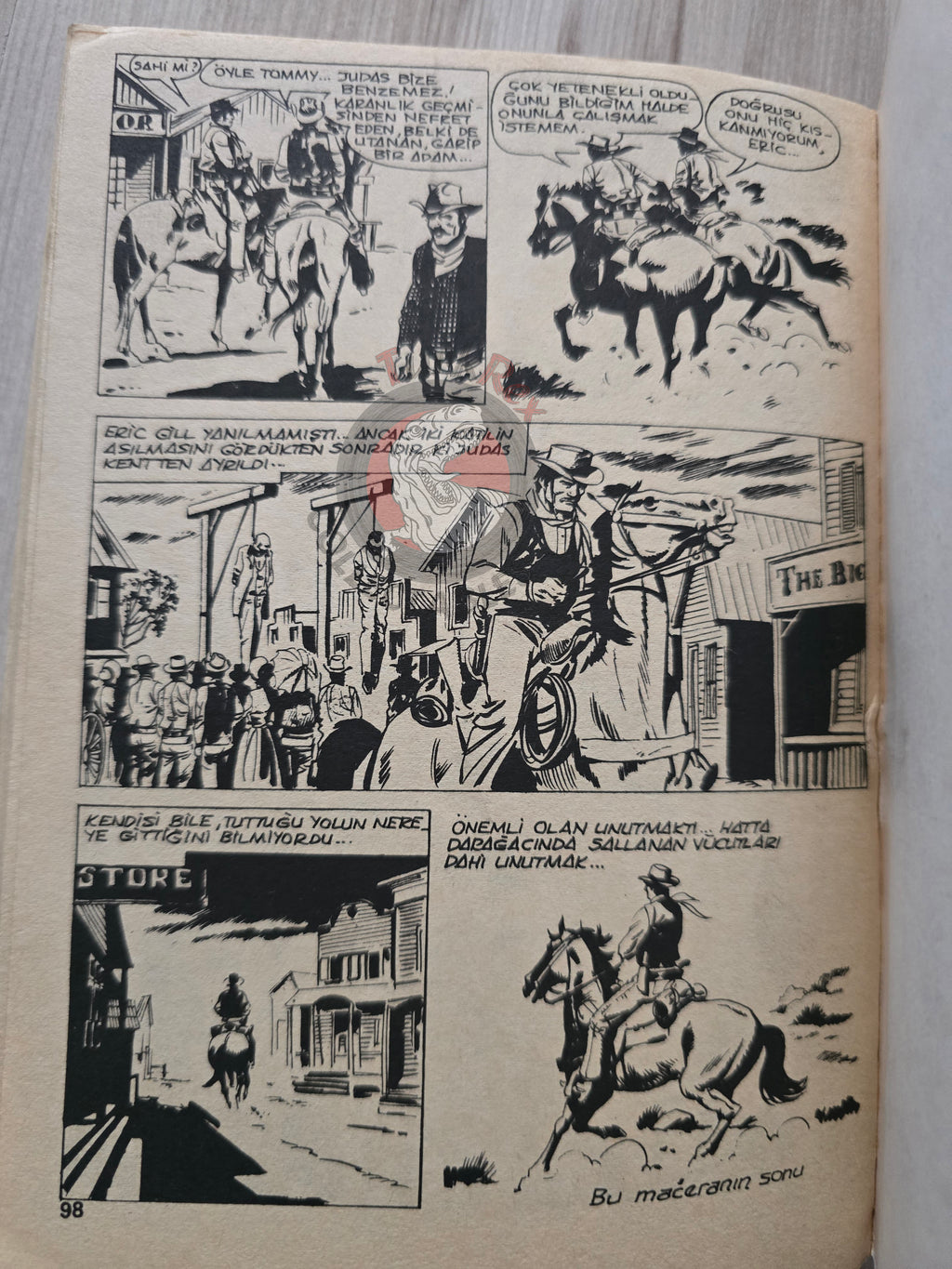 Judas #8 Turkish Edition Comic Turkey La croce fiammeggiante #4