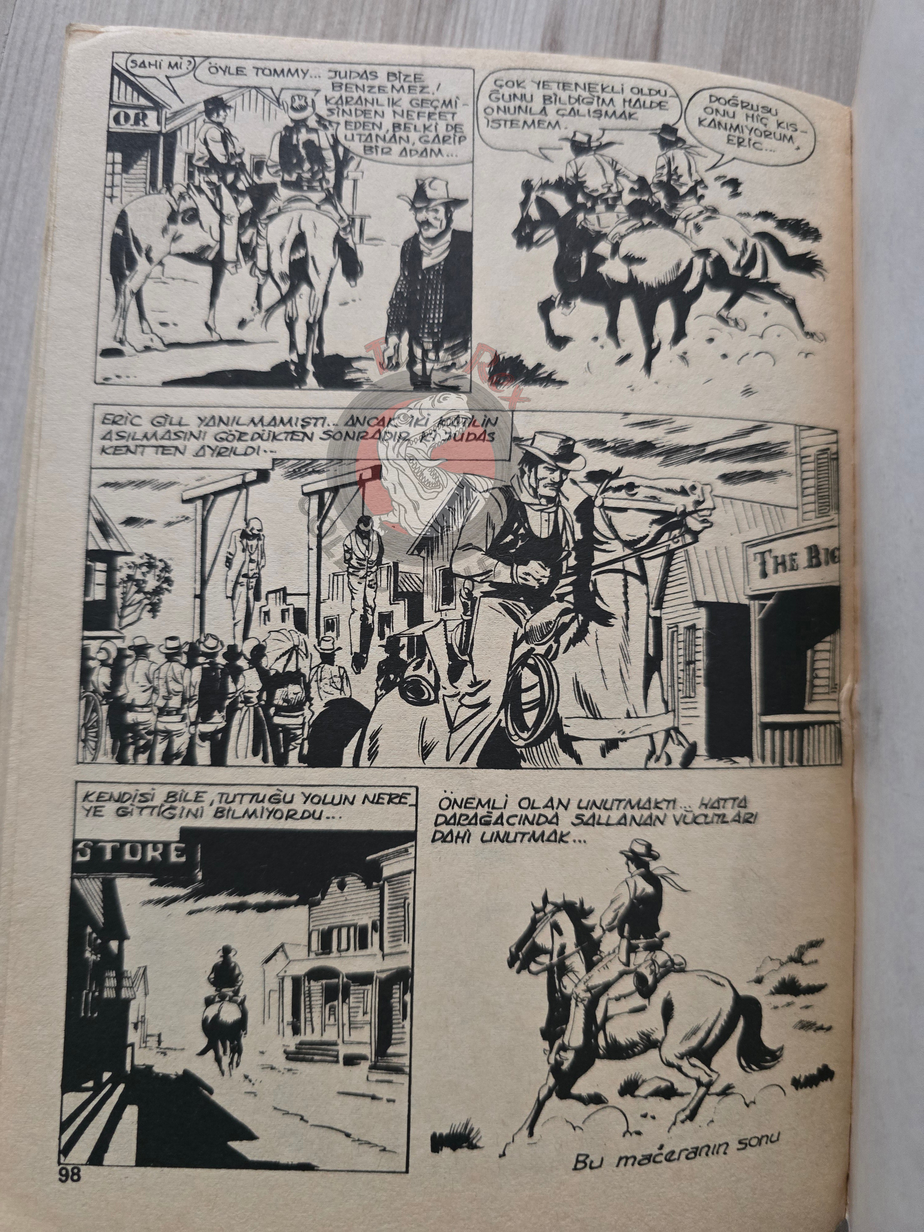 Judas #8 Turkish Edition Comic Turkey La croce fiammeggiante #4
