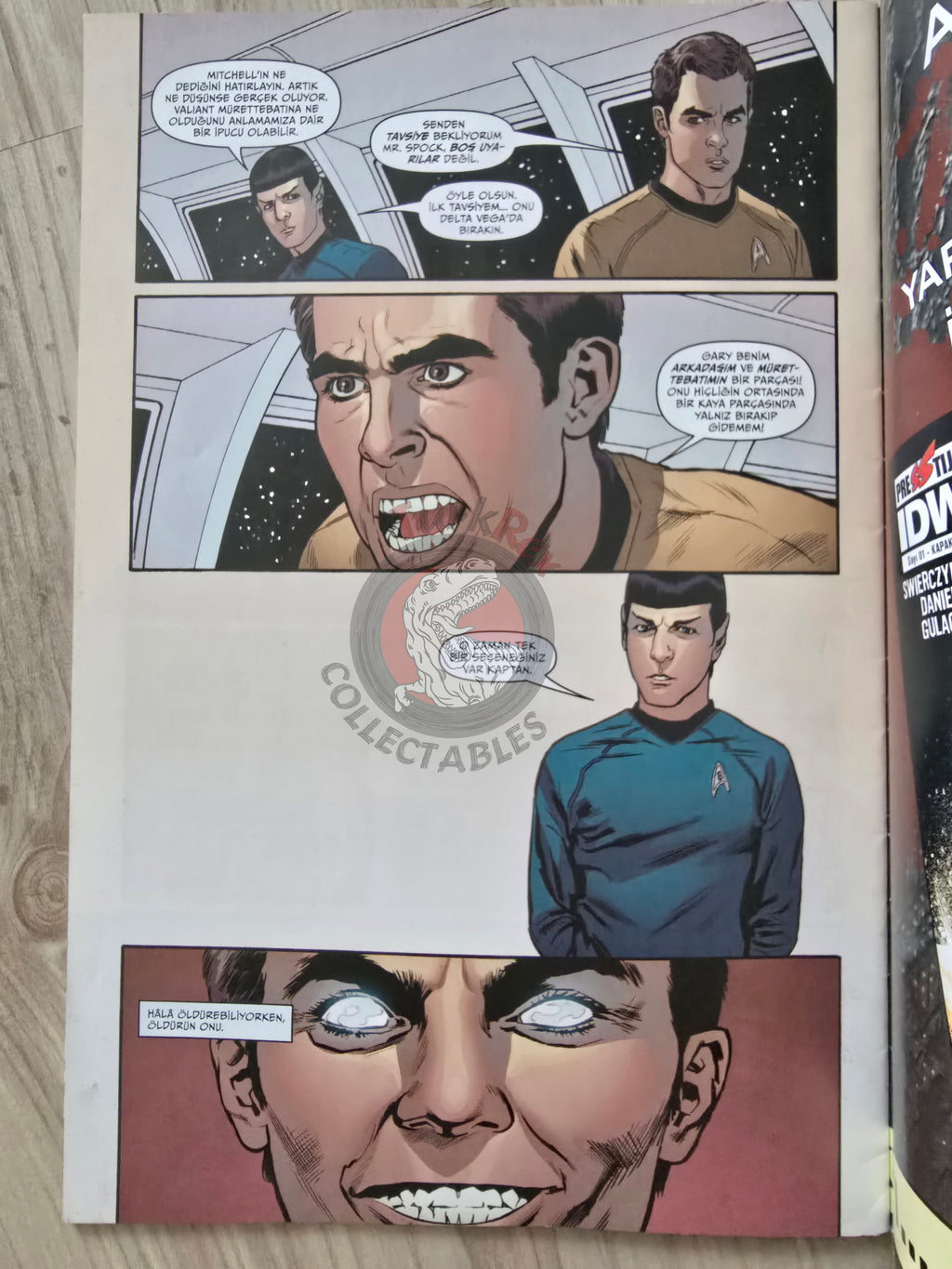 Star Trek #1 2017 Turkish Comic Turkey IDW Publishing Nostalgia