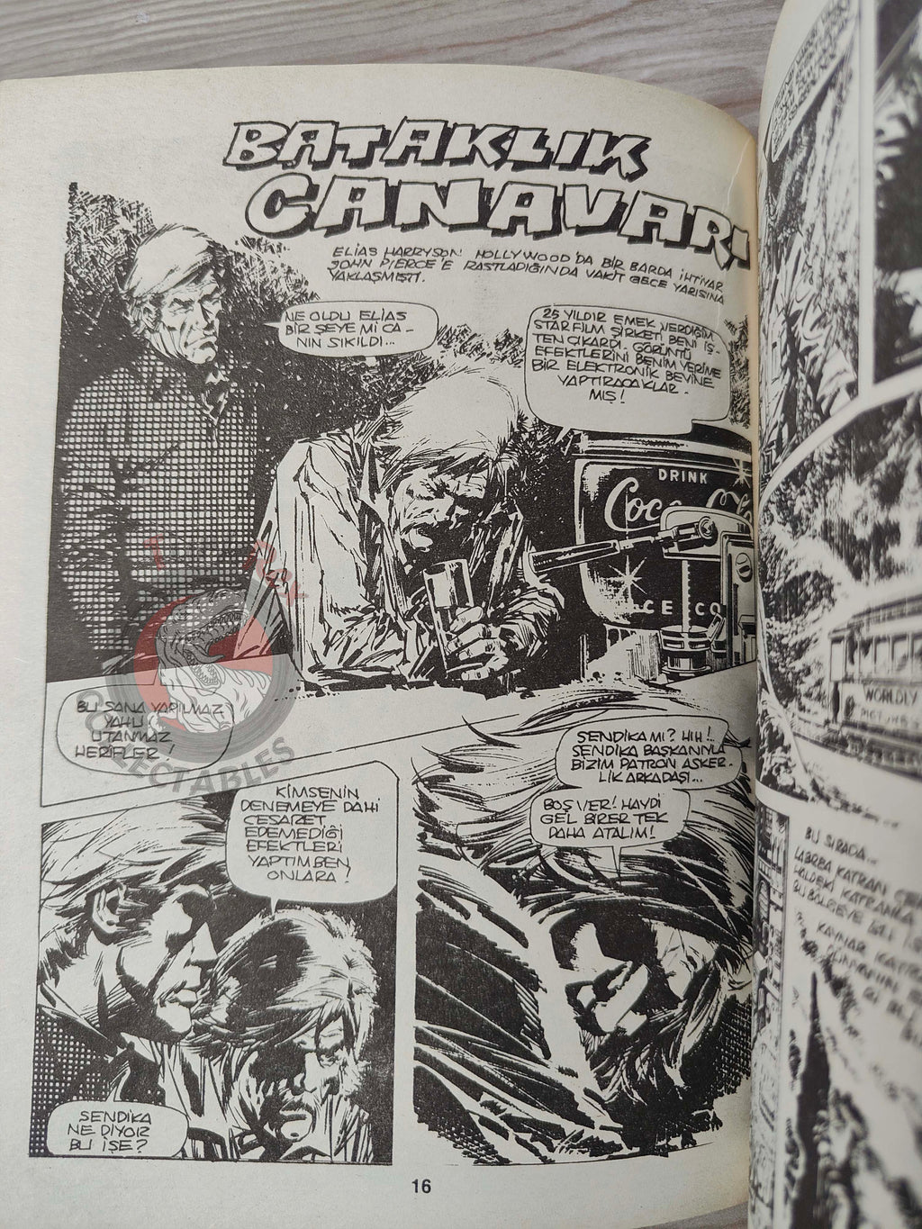 Süper Korku #9 late 80s Turkish Comic Turkey Warren Creepy Eerie Blade