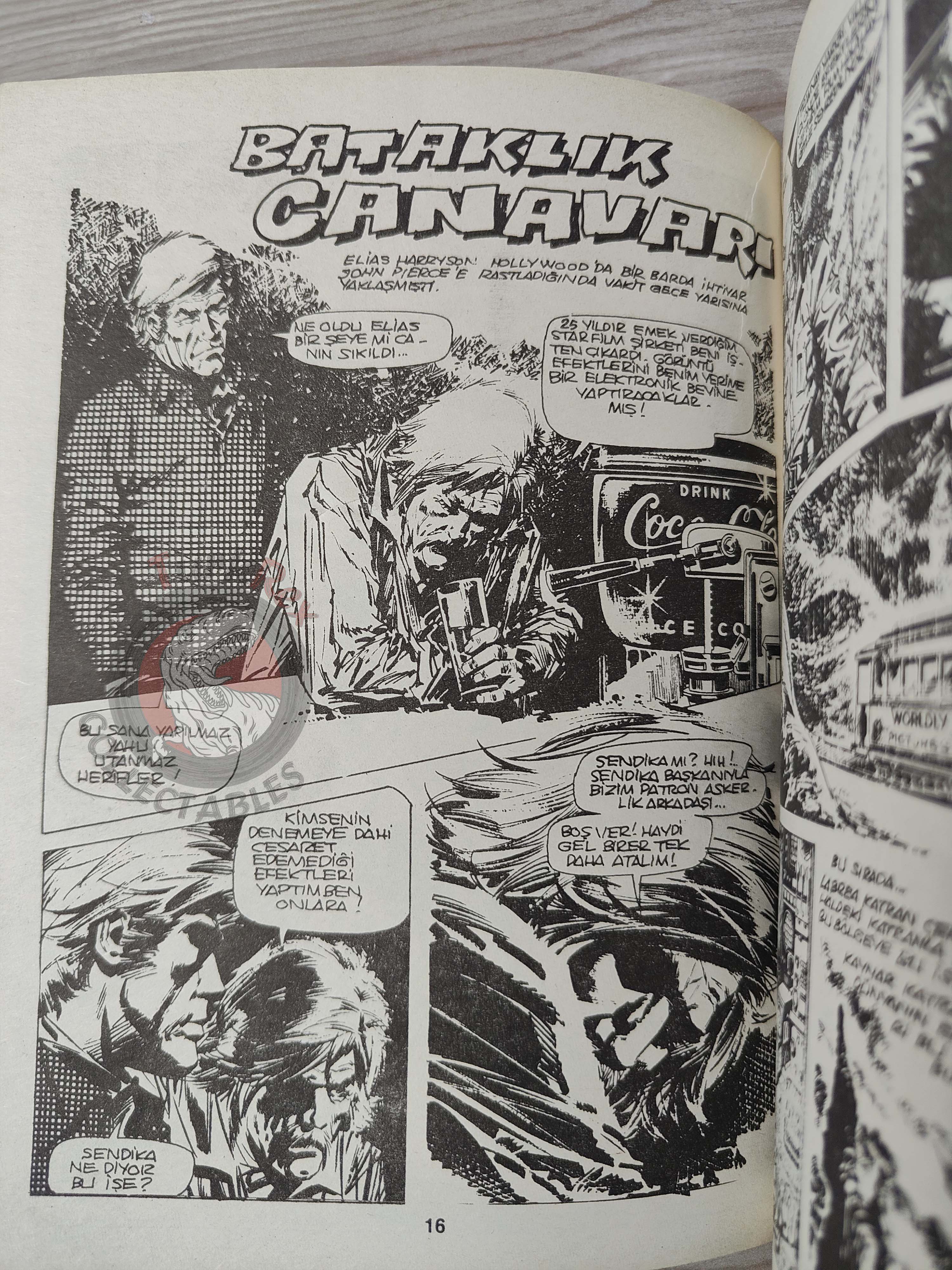 Süper Korku #9 late 80s Turkish Comic Turkey Warren Creepy Eerie Blade