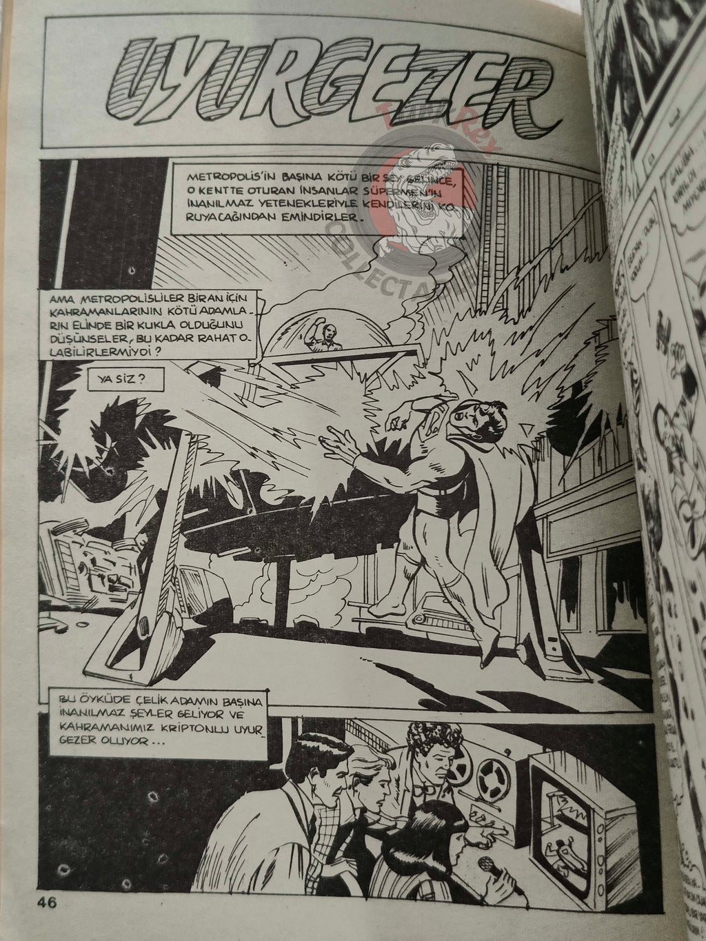 Superman Vol #25 1991 Turkish Comic Turkey #409 #411 Batman Adventures of #471