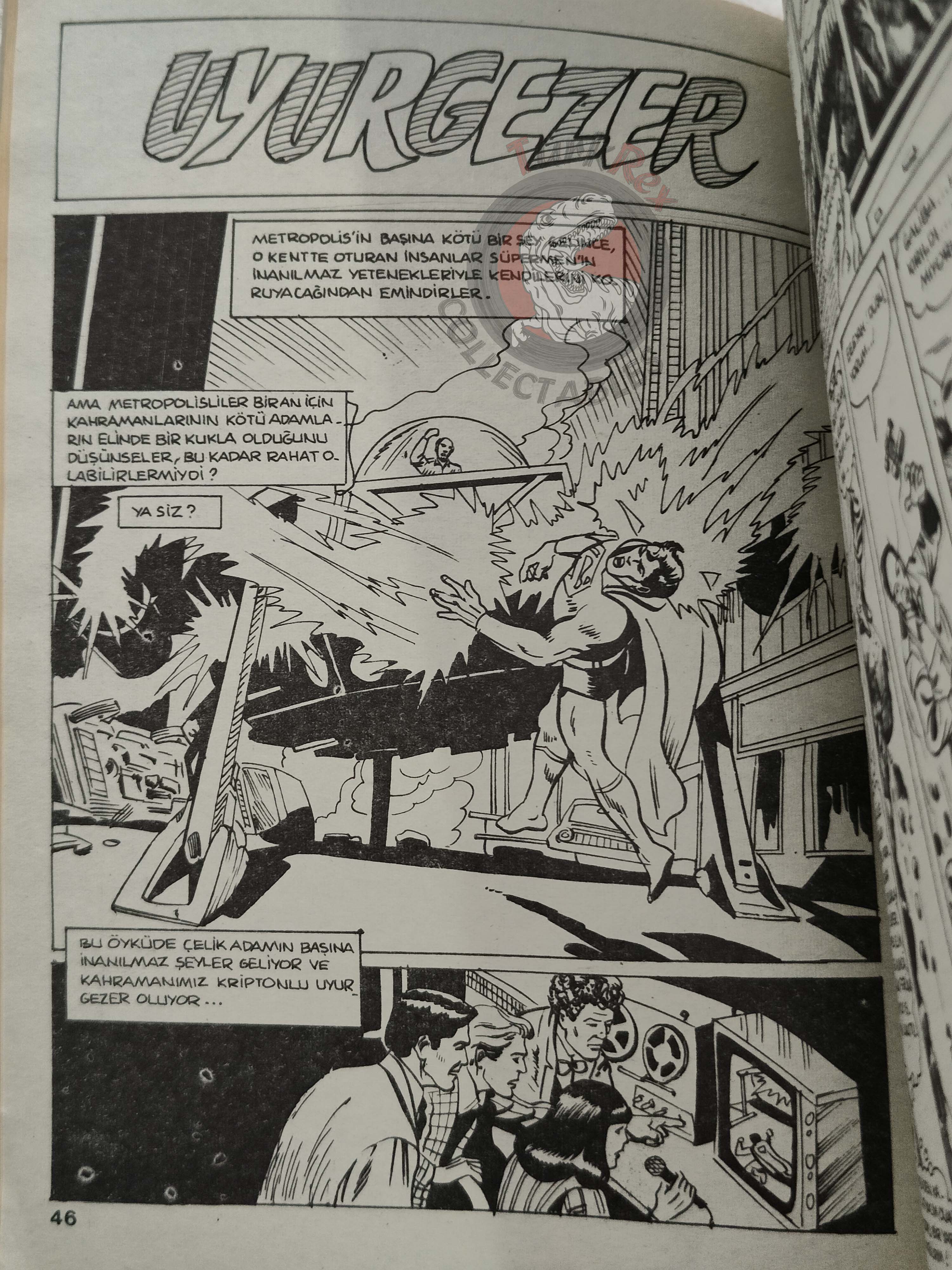 Superman Vol #25 1991 Turkish Comic Turkey #409 #411 Batman Adventures of #471