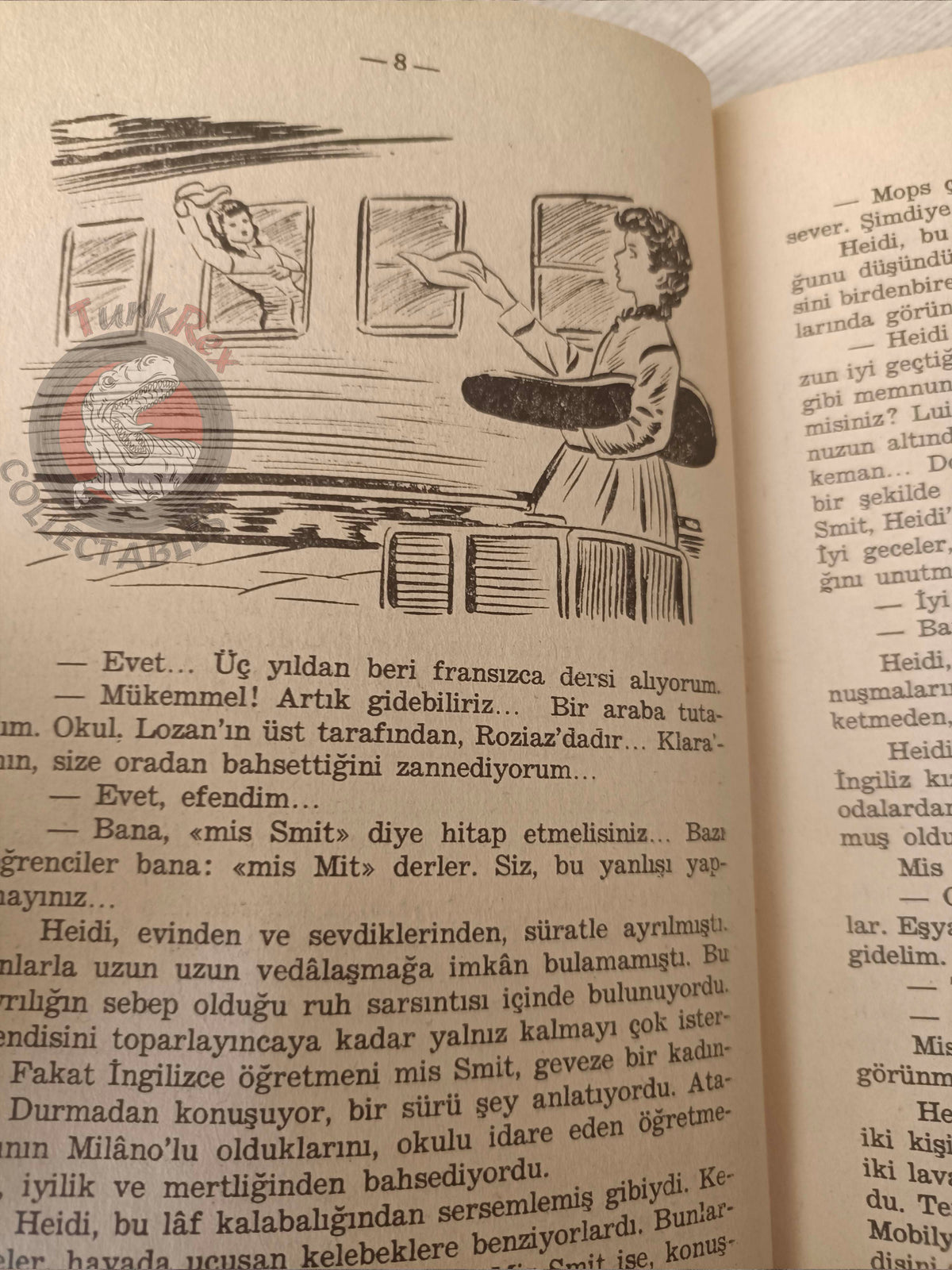 Johanna Spyri – Heidi Grows Up 1969 Turkish Book Turkey Illustrated
