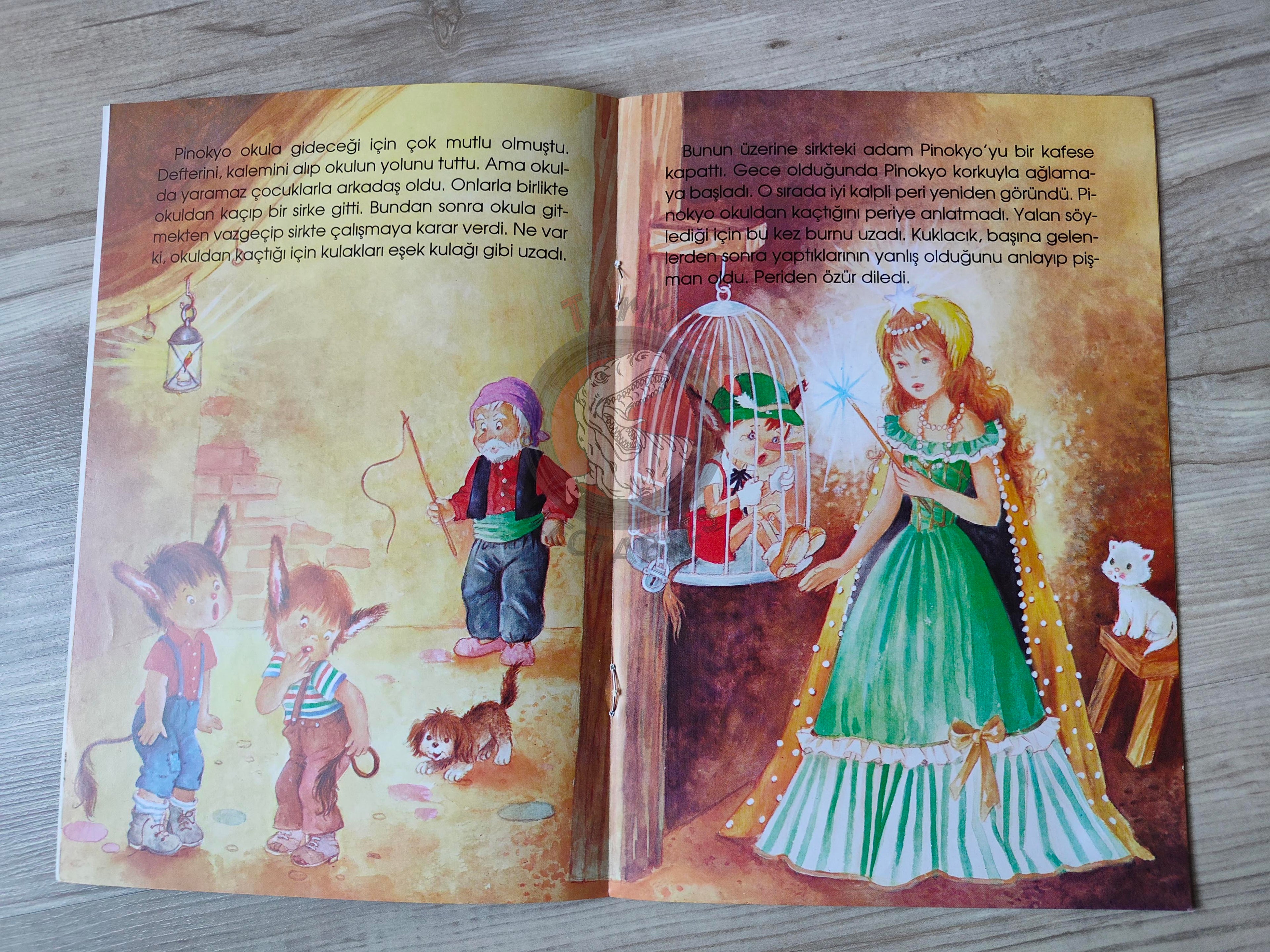 Carlo Collodi – Pinocchio 2006 Turkish Book Turkey Illustrated