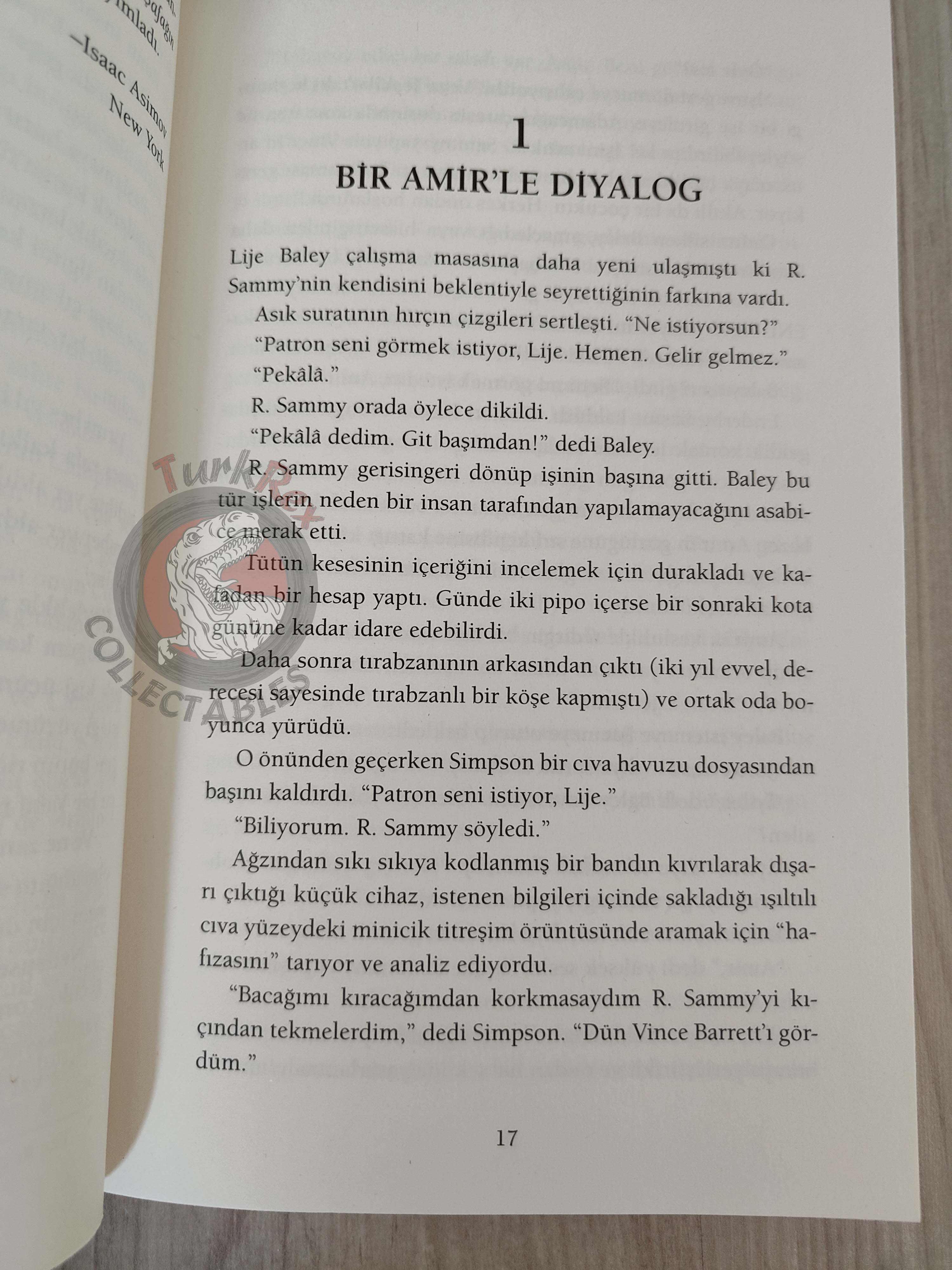 Isaac Asimov – Robot Series - The Caves of Steel Turkish Book Turkey