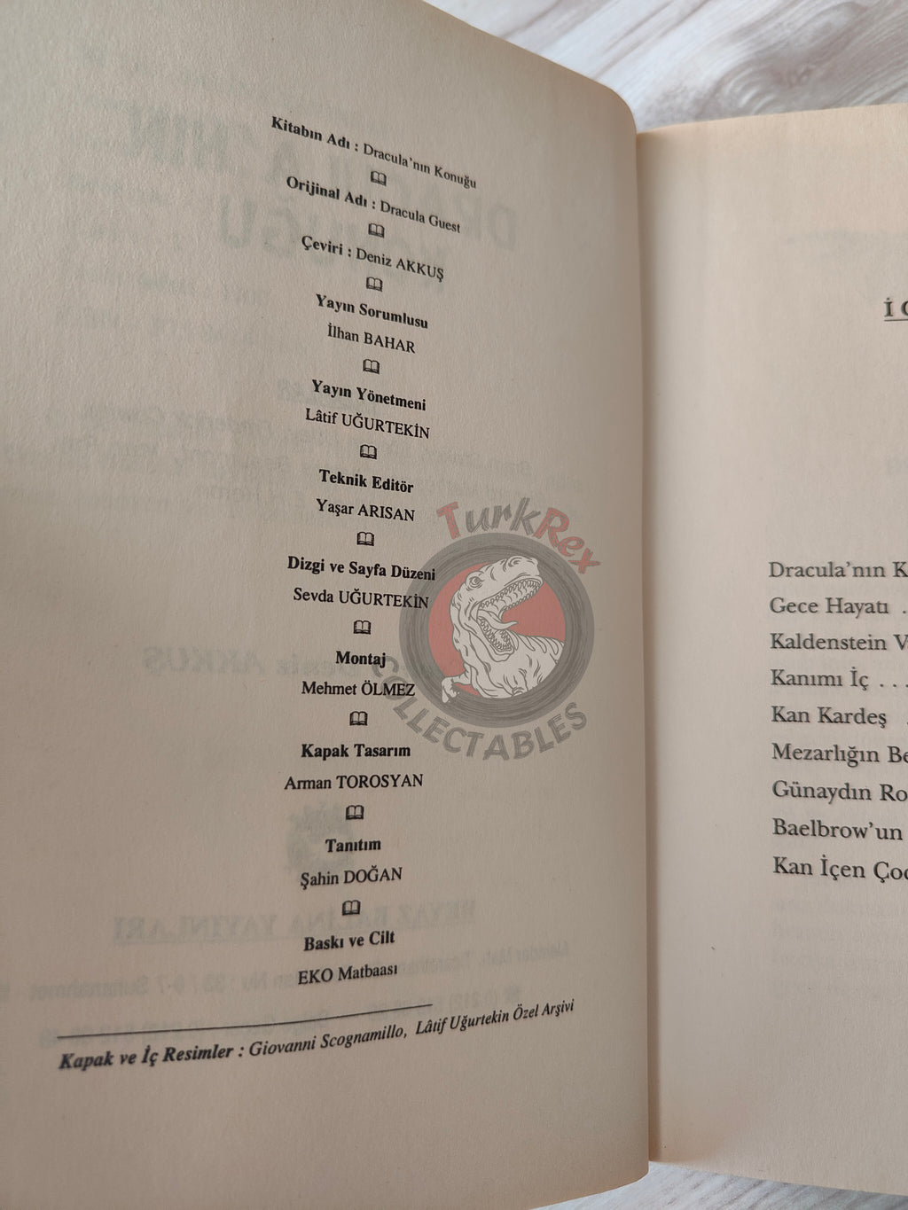 Bram Stoker – Dracula’s Guest 2000 Turkish Book Turkey Illustrated