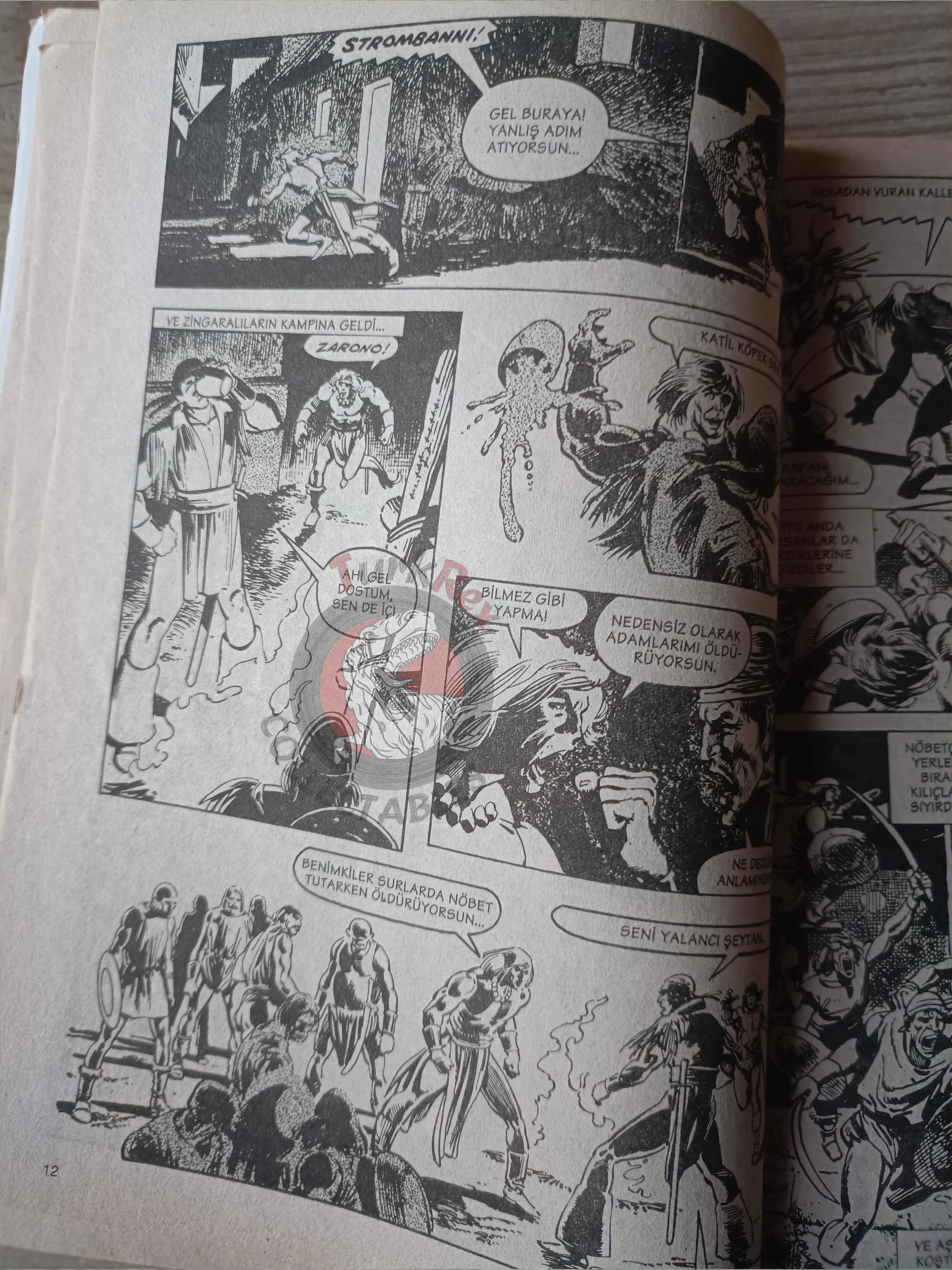 Kral Conan #5 The Savage Sword of #48 #49 Turkish Comic Turkey #102