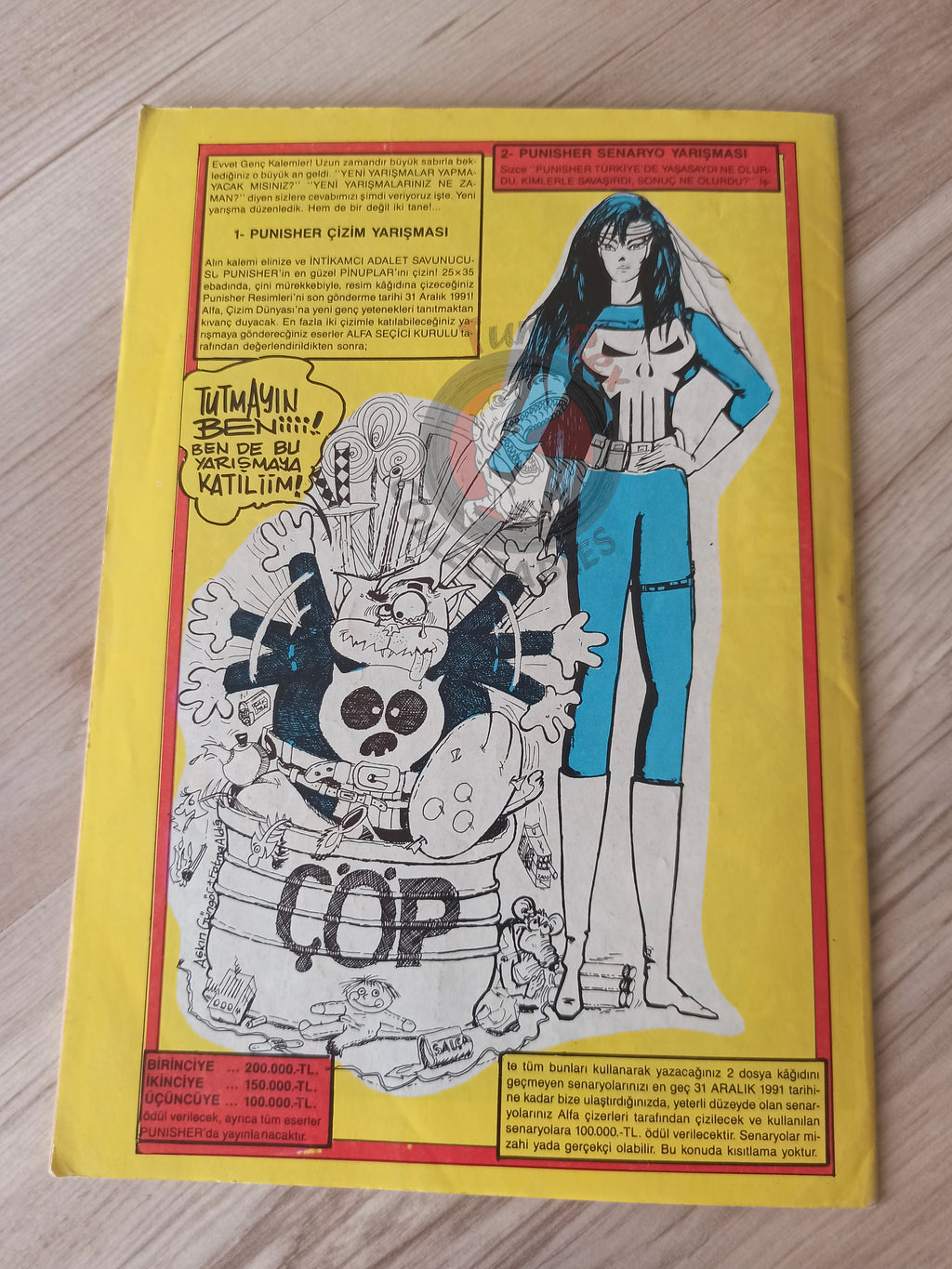 The Punisher #6 1991 Turkish Comic Turkey #44 Mike Zeck