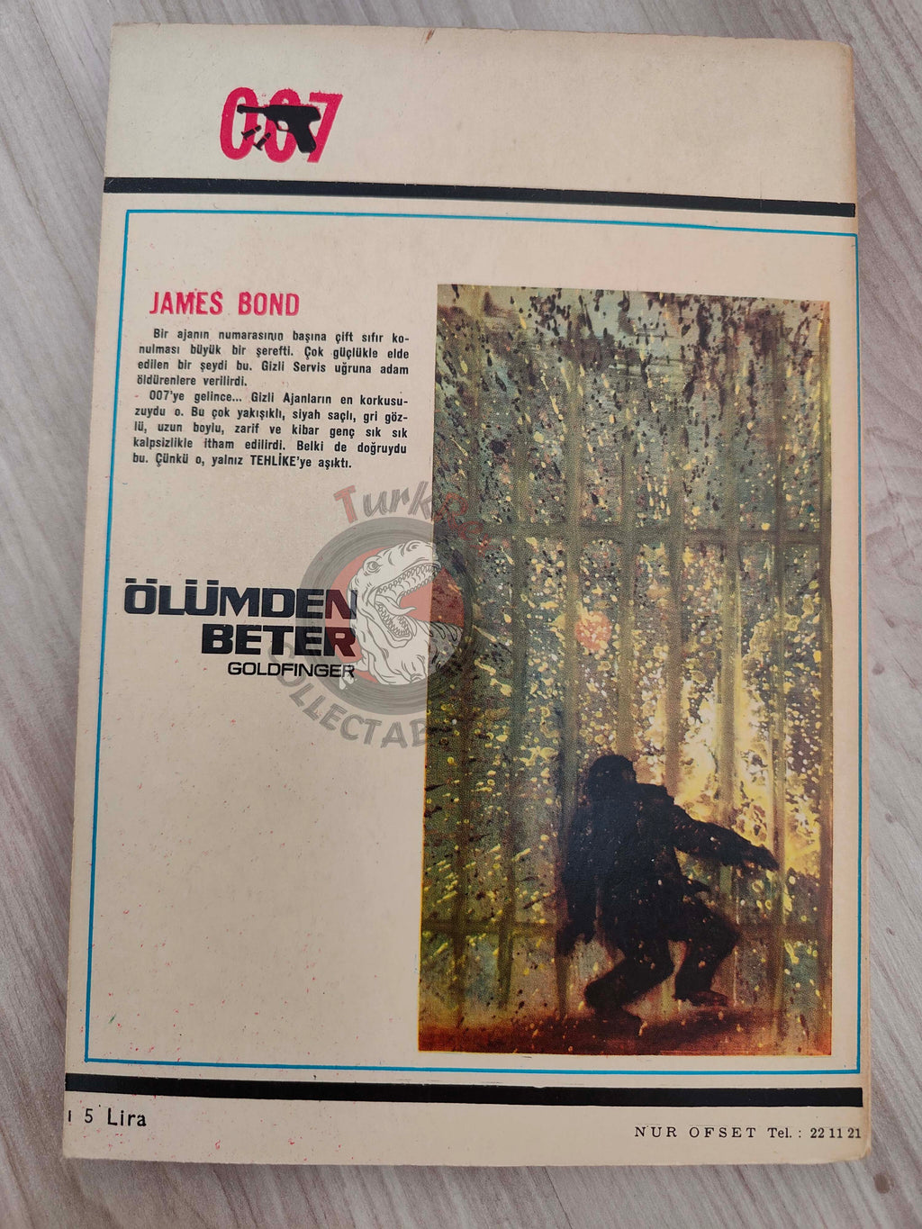 James Bond - Goldfinger 3 1965 Turkish Book Turkey Ian Fleming