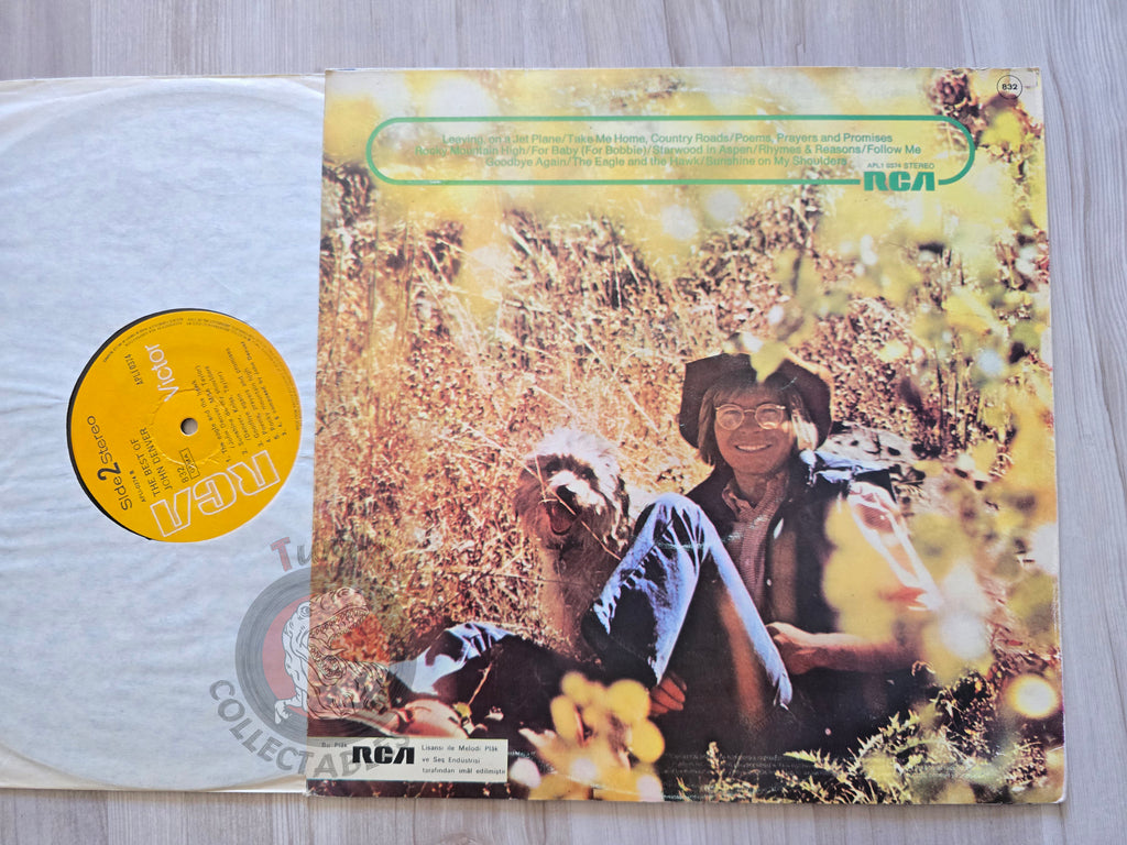John Denver – The Best Of John Denver Turkish Pressing Vinyl Turkey Edition