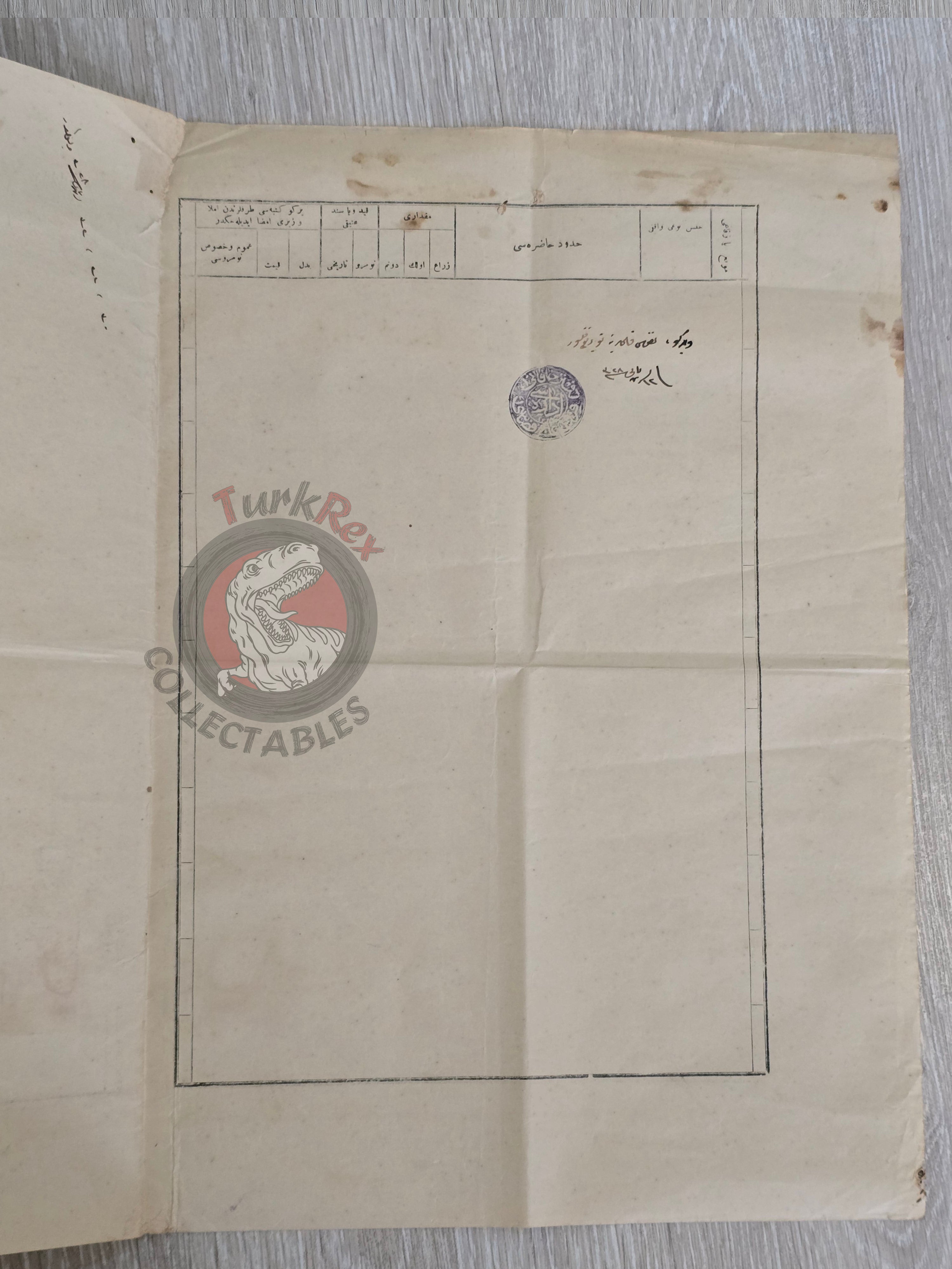 Ottoman 1912 Land Deed House in Manisa Kırkağaç Armenian Quarter Title Deed Armenia